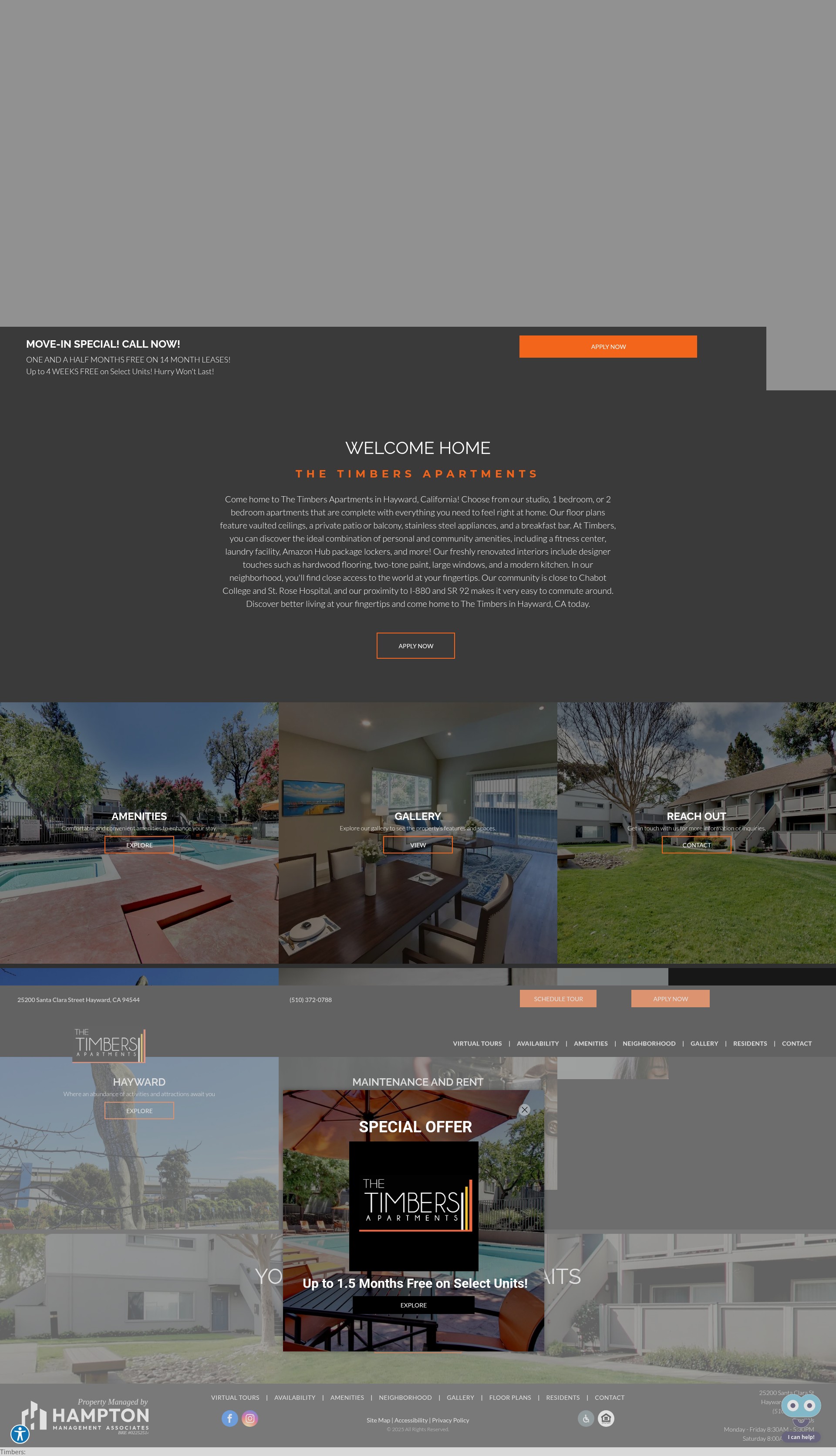 Screenshot of thetimbersamc.com