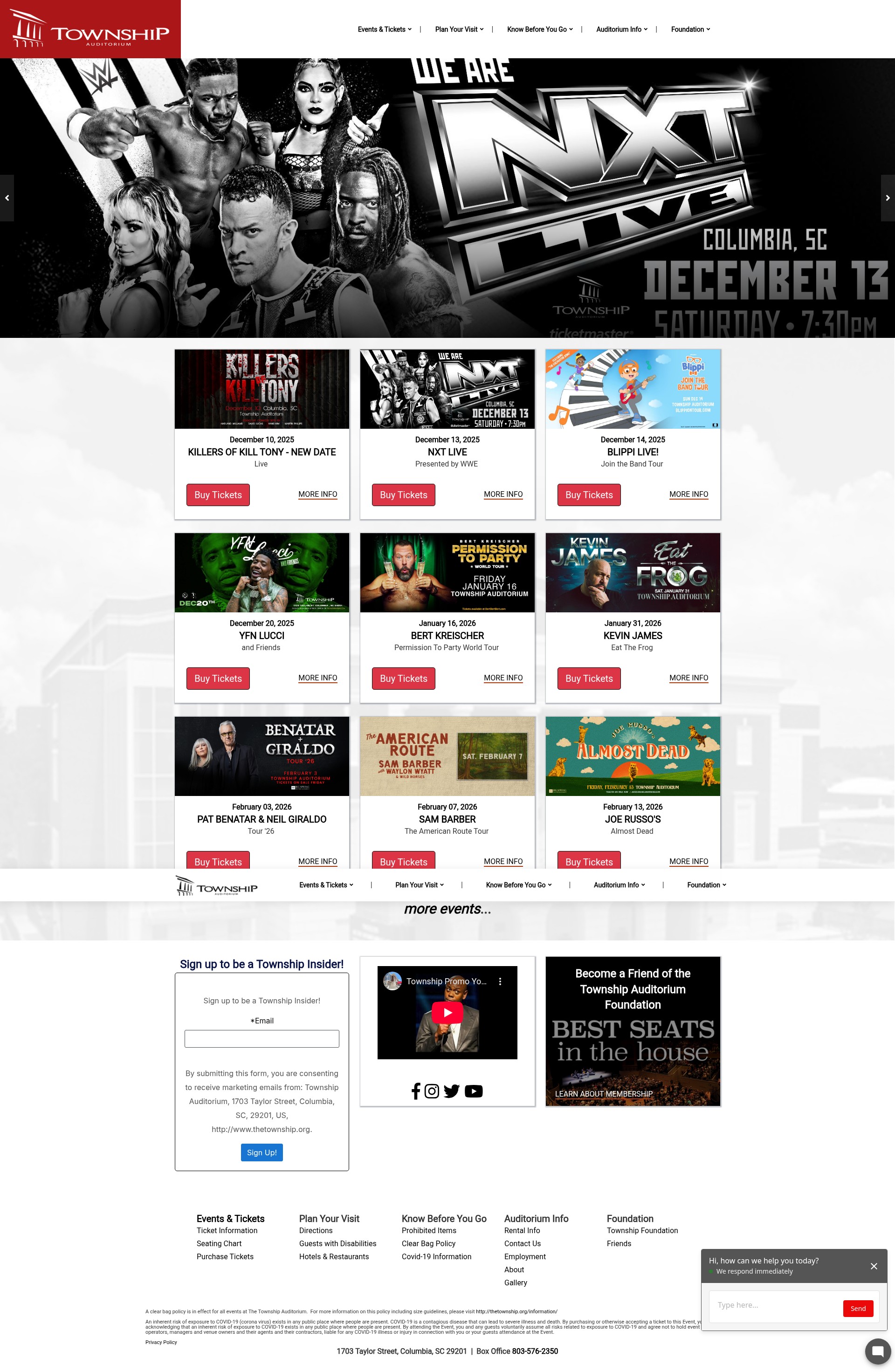 Screenshot of thetownship.org