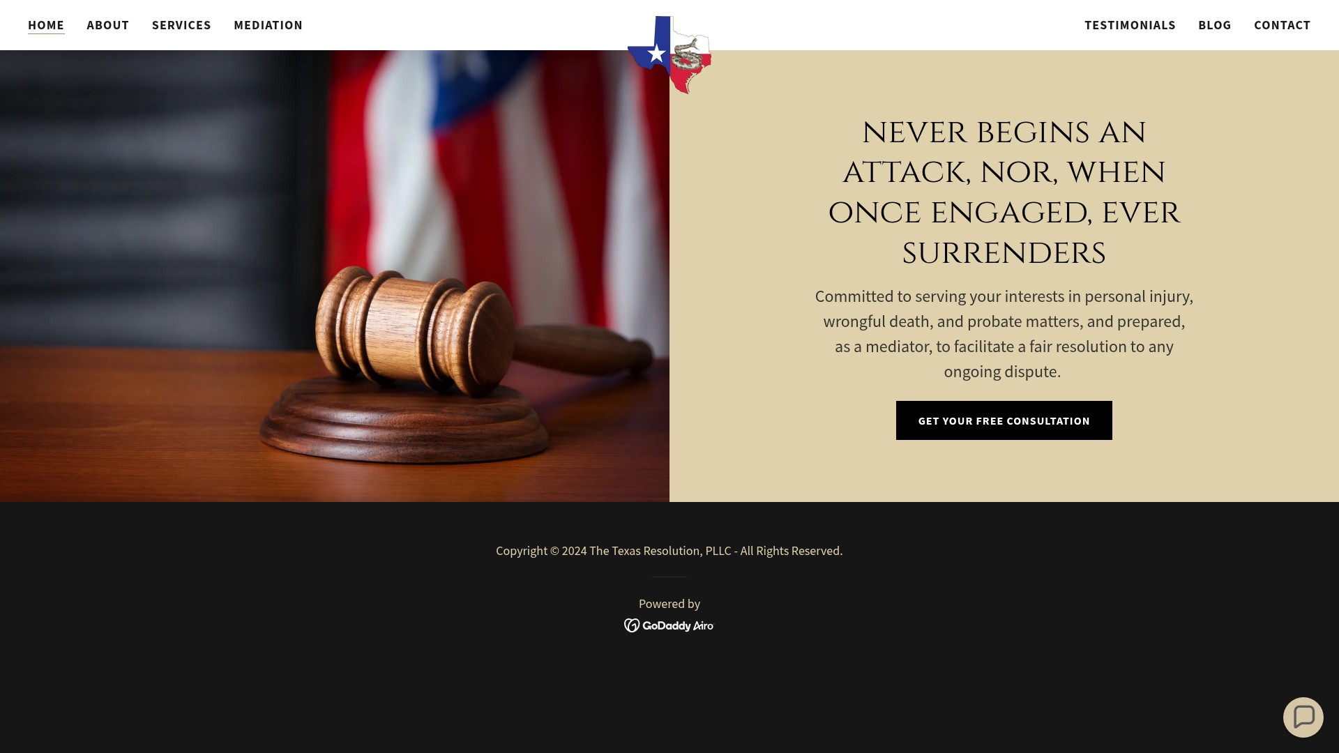 Screenshot of thetxr.com