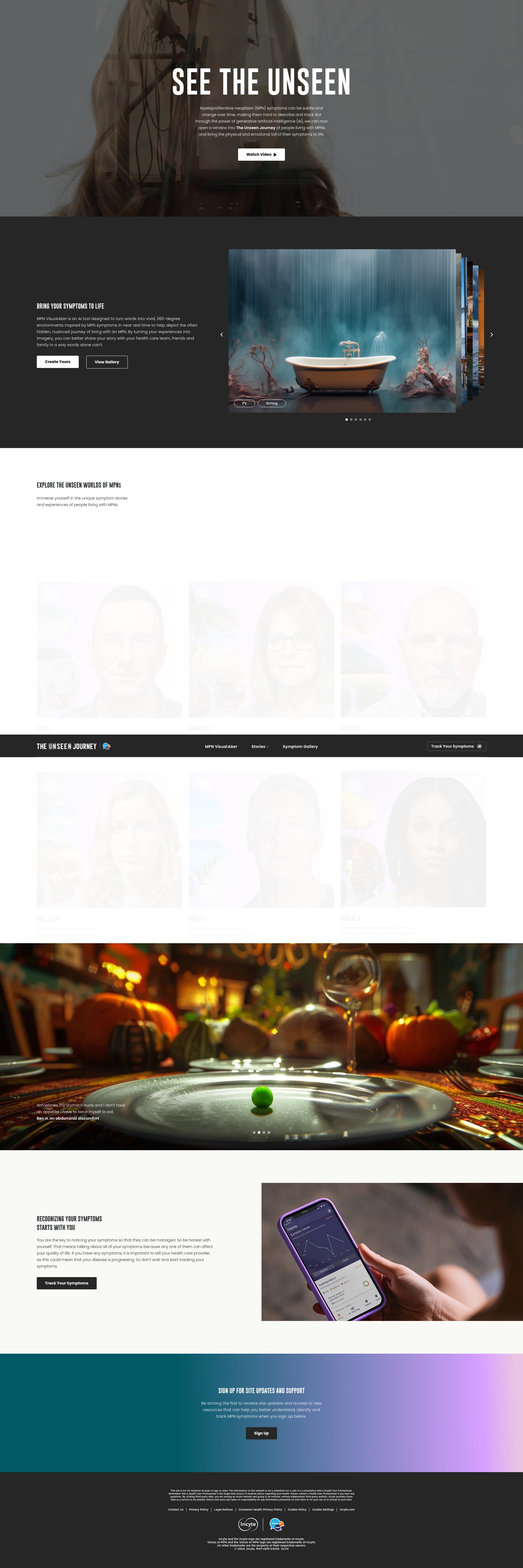 Screenshot of theunseenjourney.com