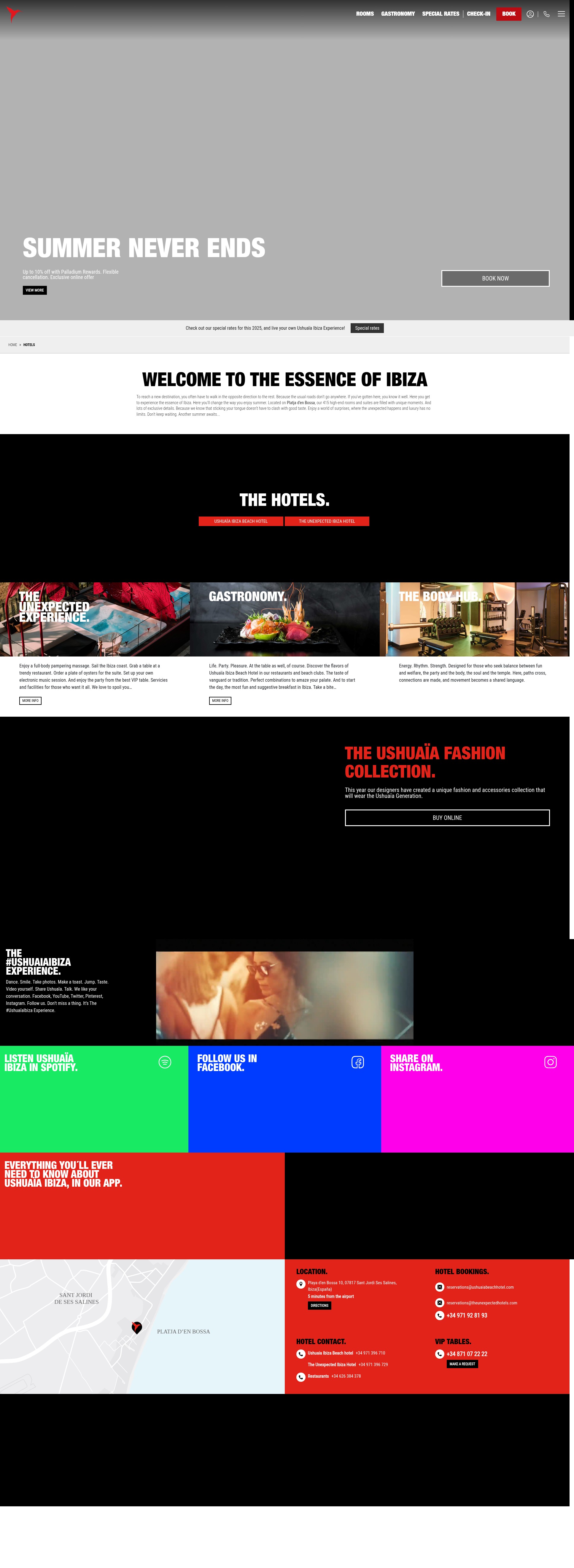 Screenshot of theushuaiaexperience.com