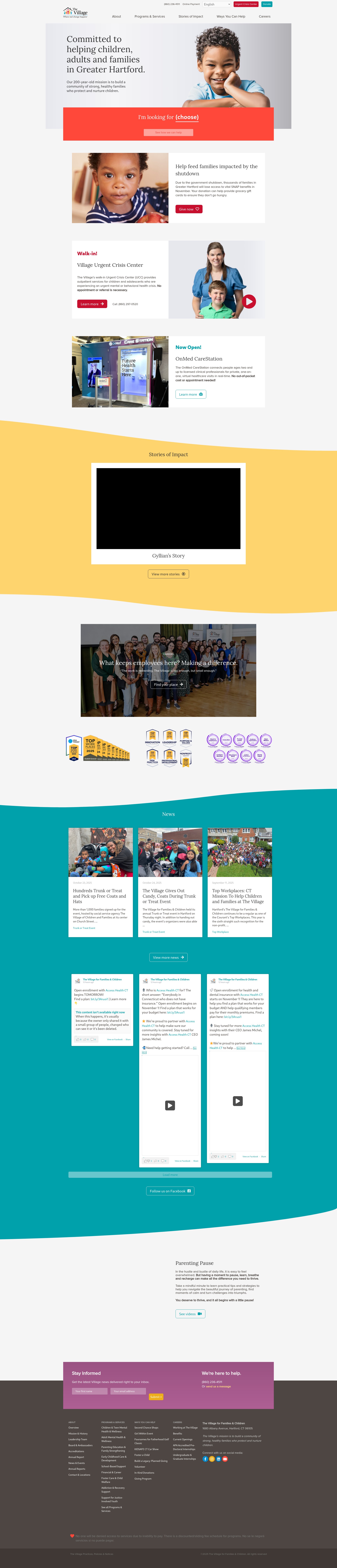 Screenshot of thevillage.org