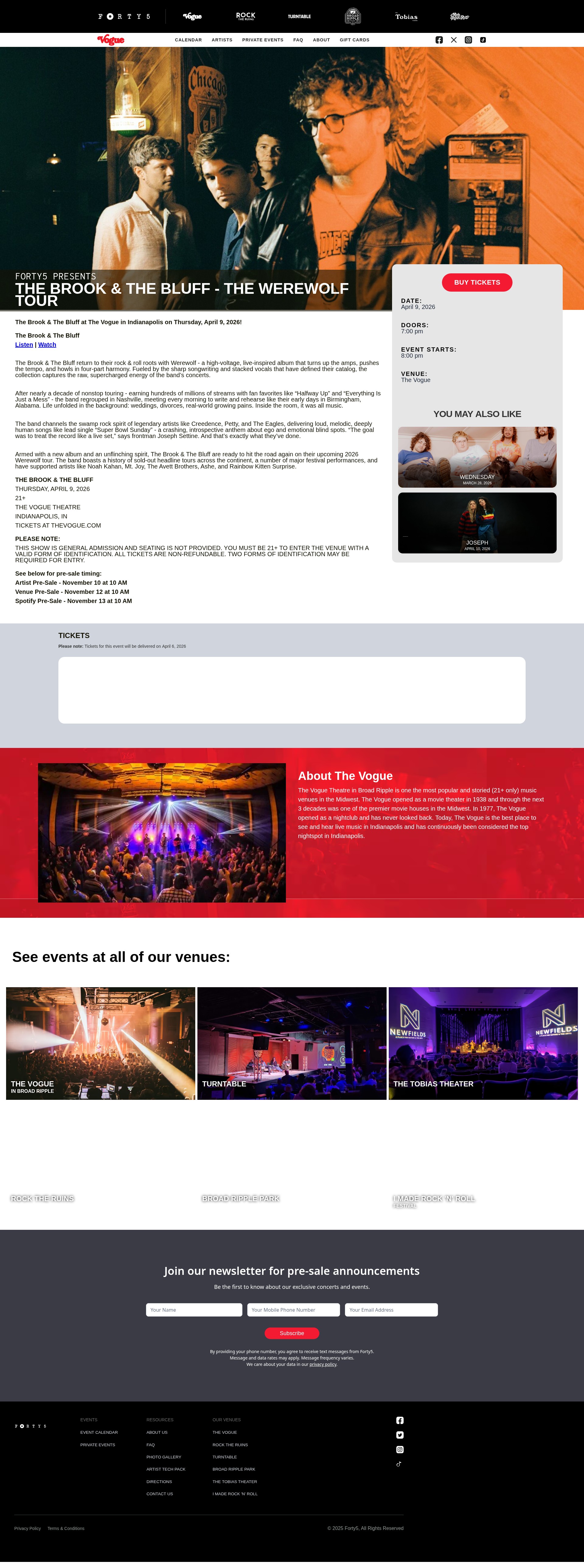 Screenshot of thevogue.com