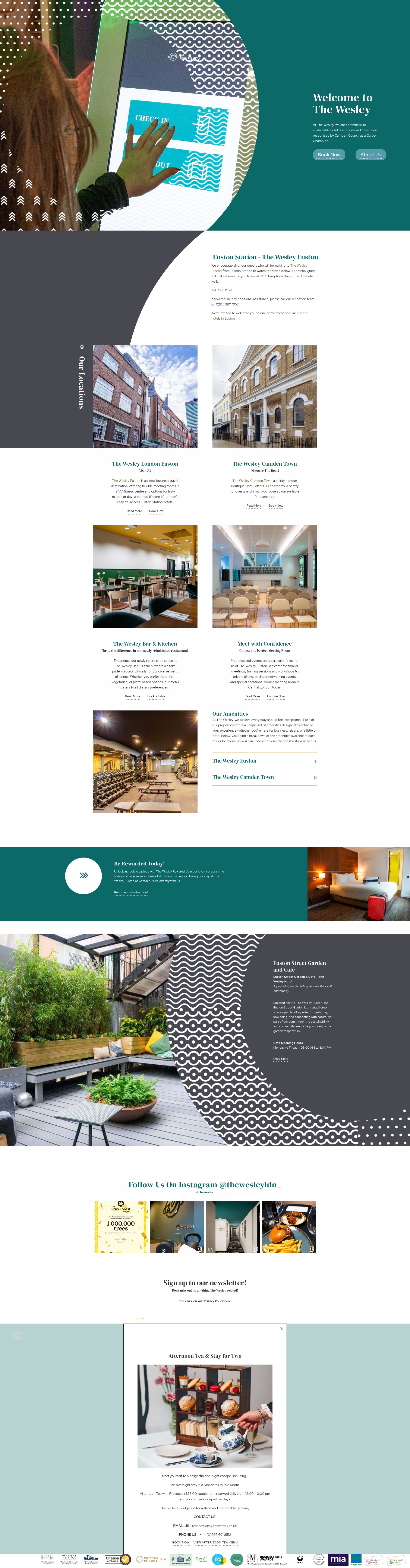 Screenshot of thewesley.co.uk
