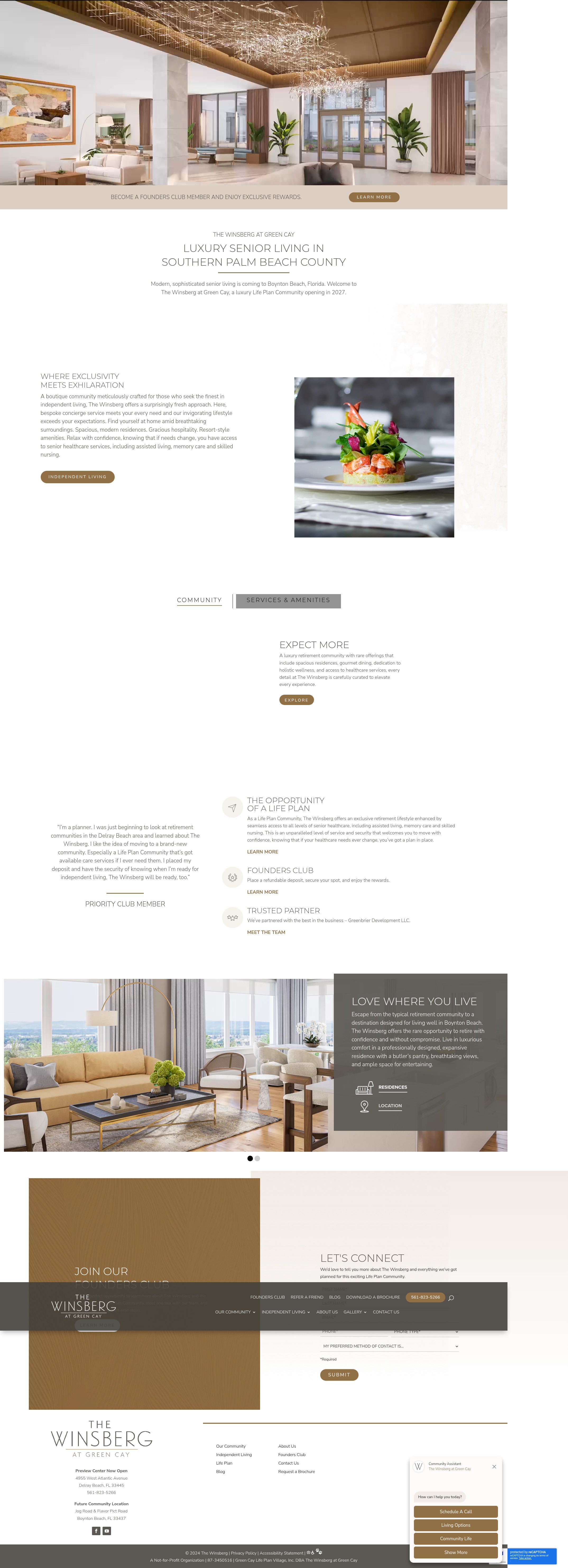 Screenshot of thewinsberg.org
