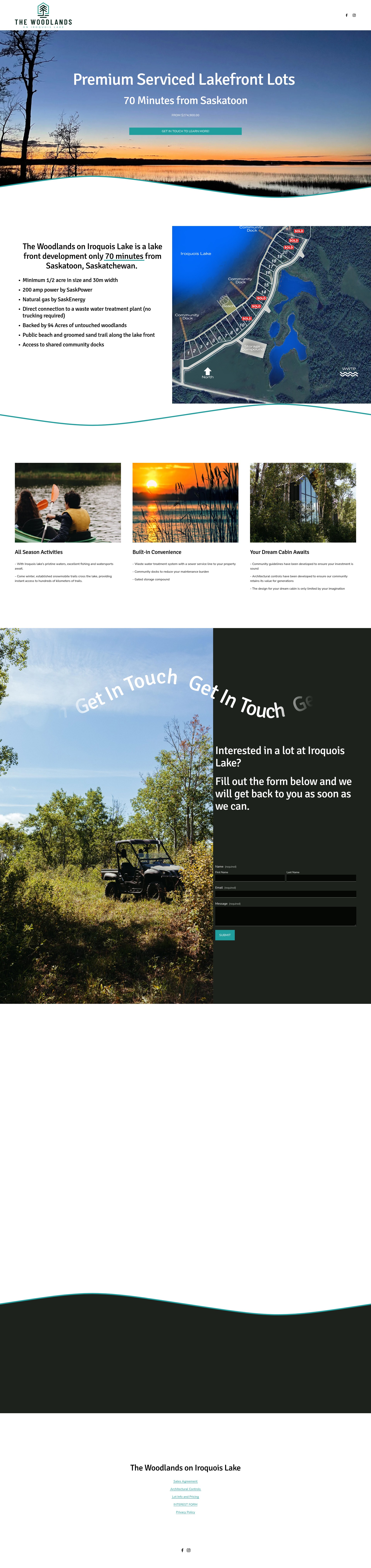 Screenshot of thewoodlandsoniroquois.com