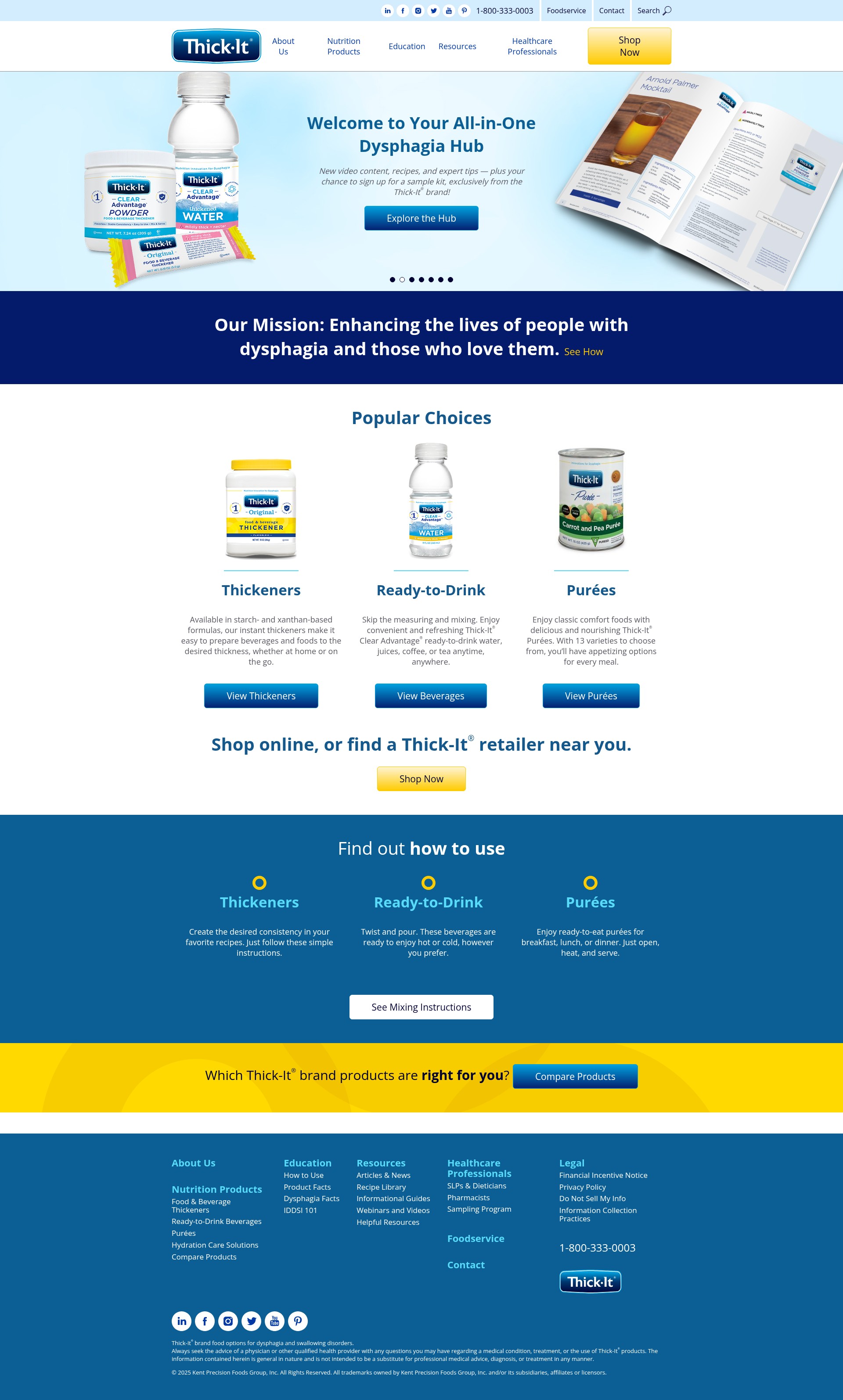Screenshot of thickit.com