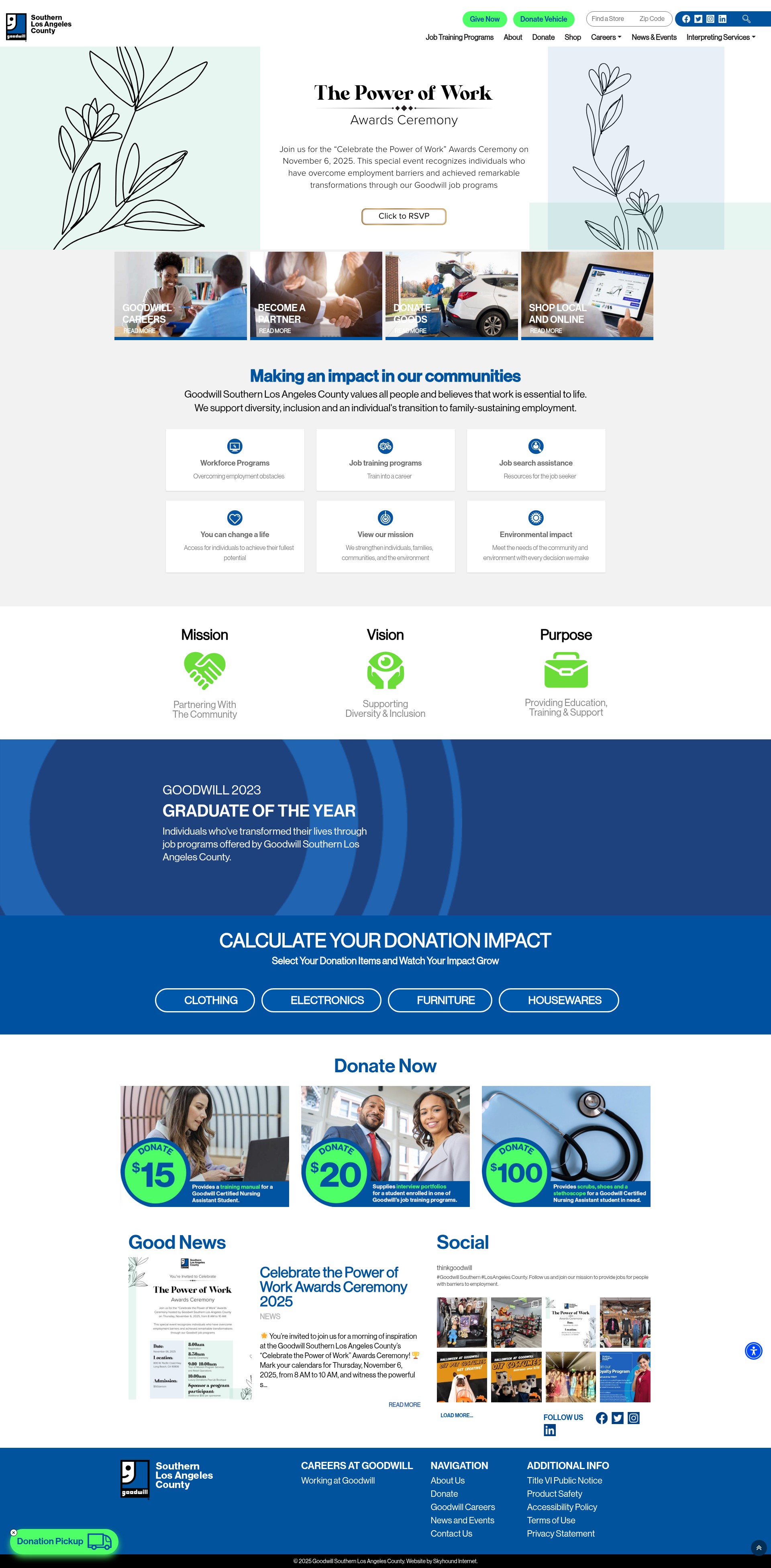 Screenshot of thinkgood.org