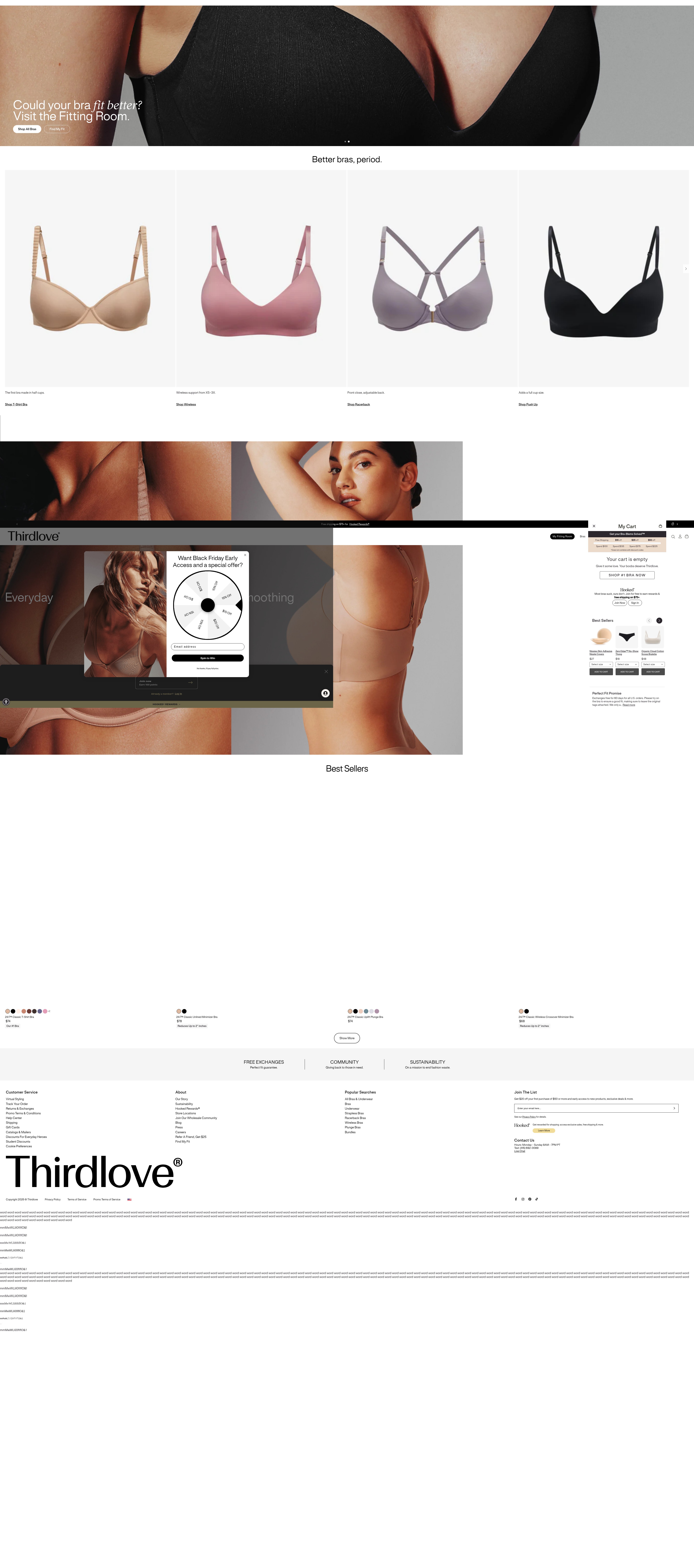 Screenshot of thirdlove.com