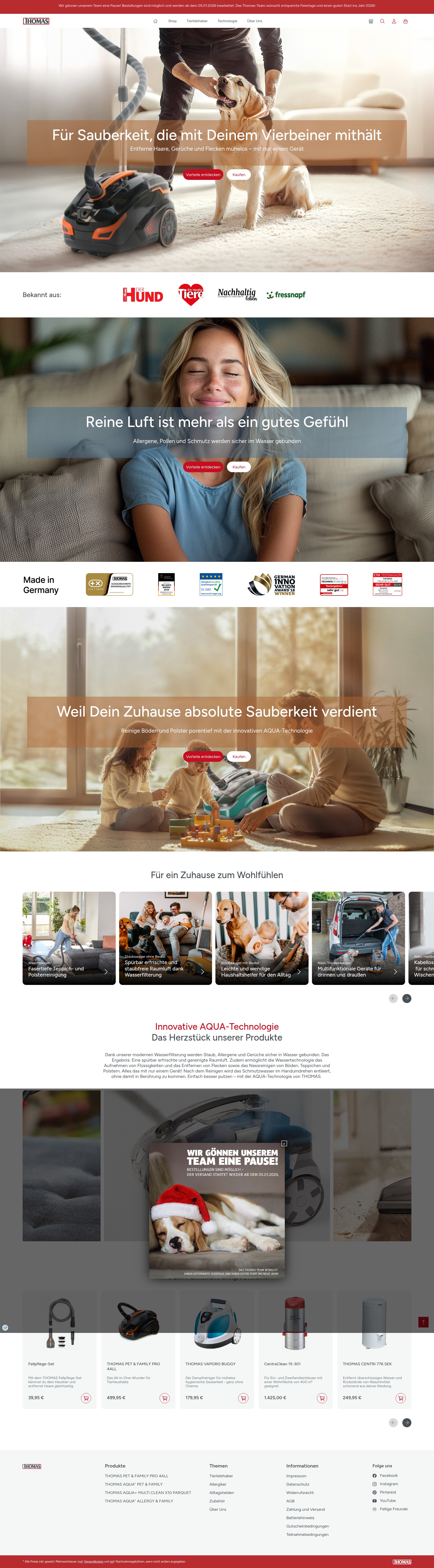Screenshot of thomas-germany.com