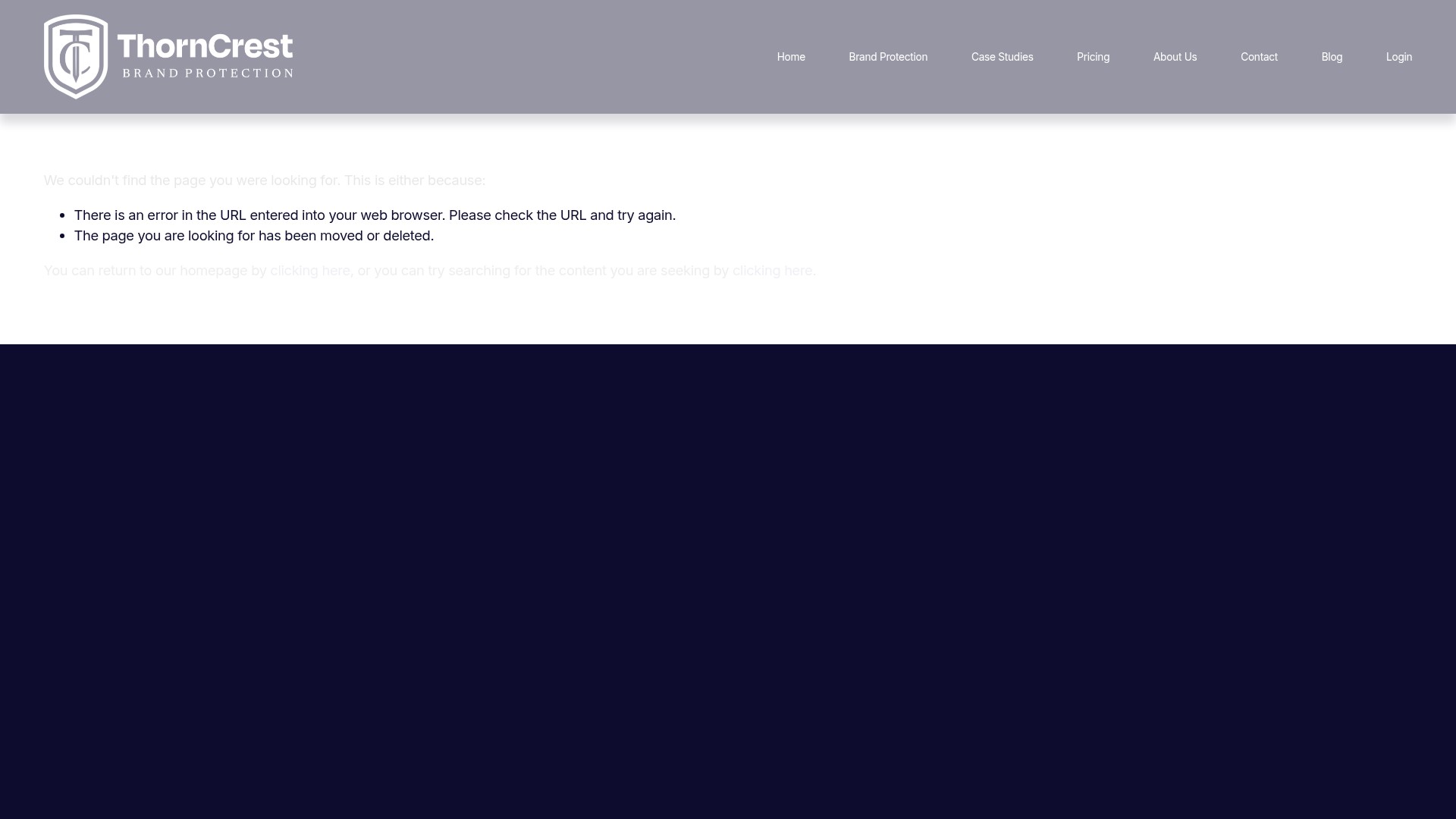 Screenshot of thorncrest.com