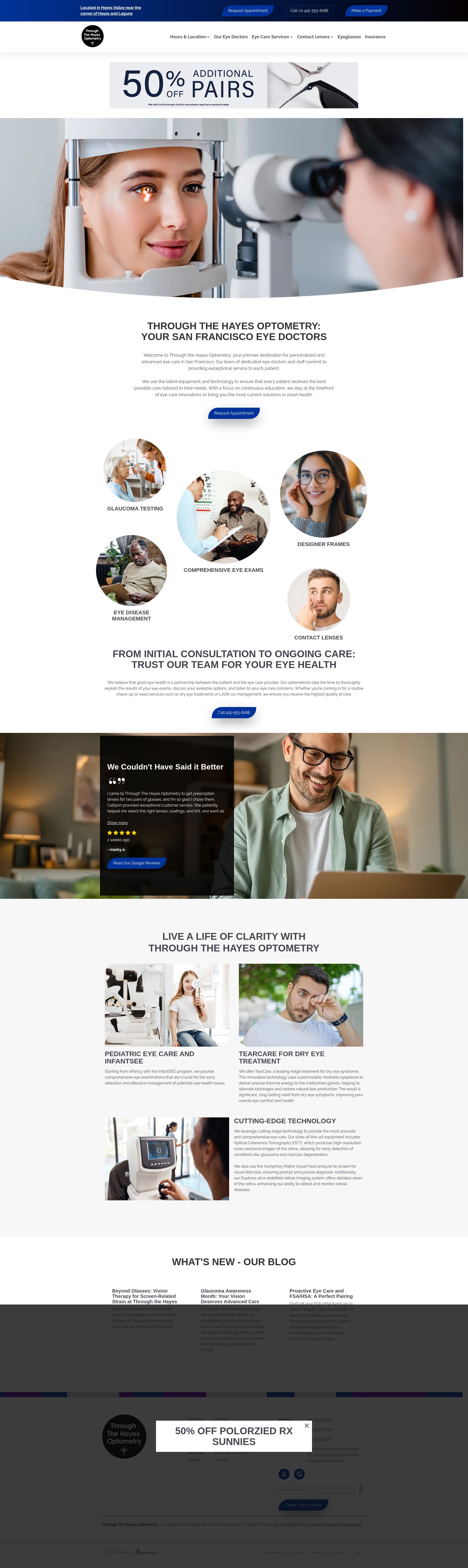 Screenshot of throughthehayes.com