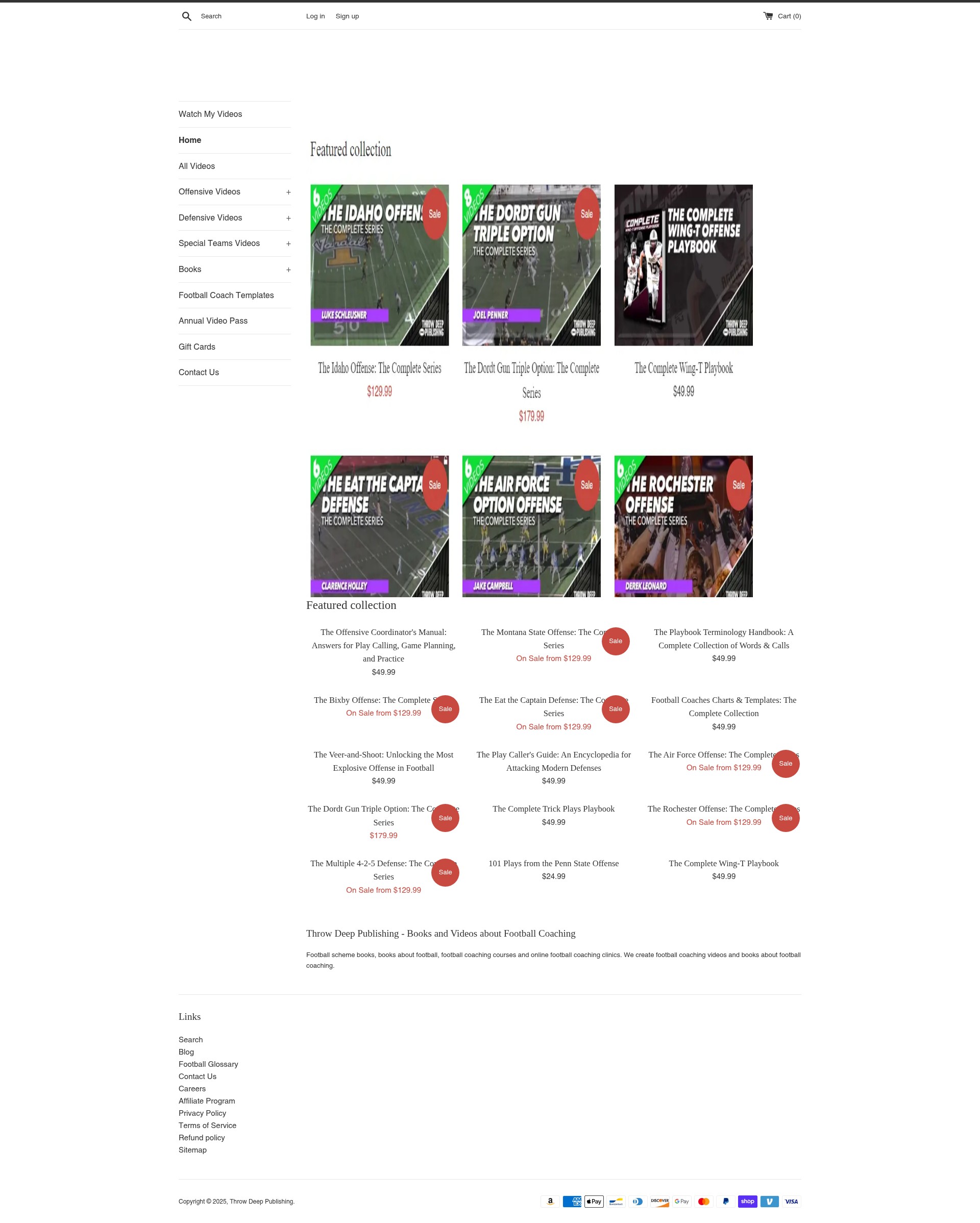 Screenshot of throwdeeppublishing.com