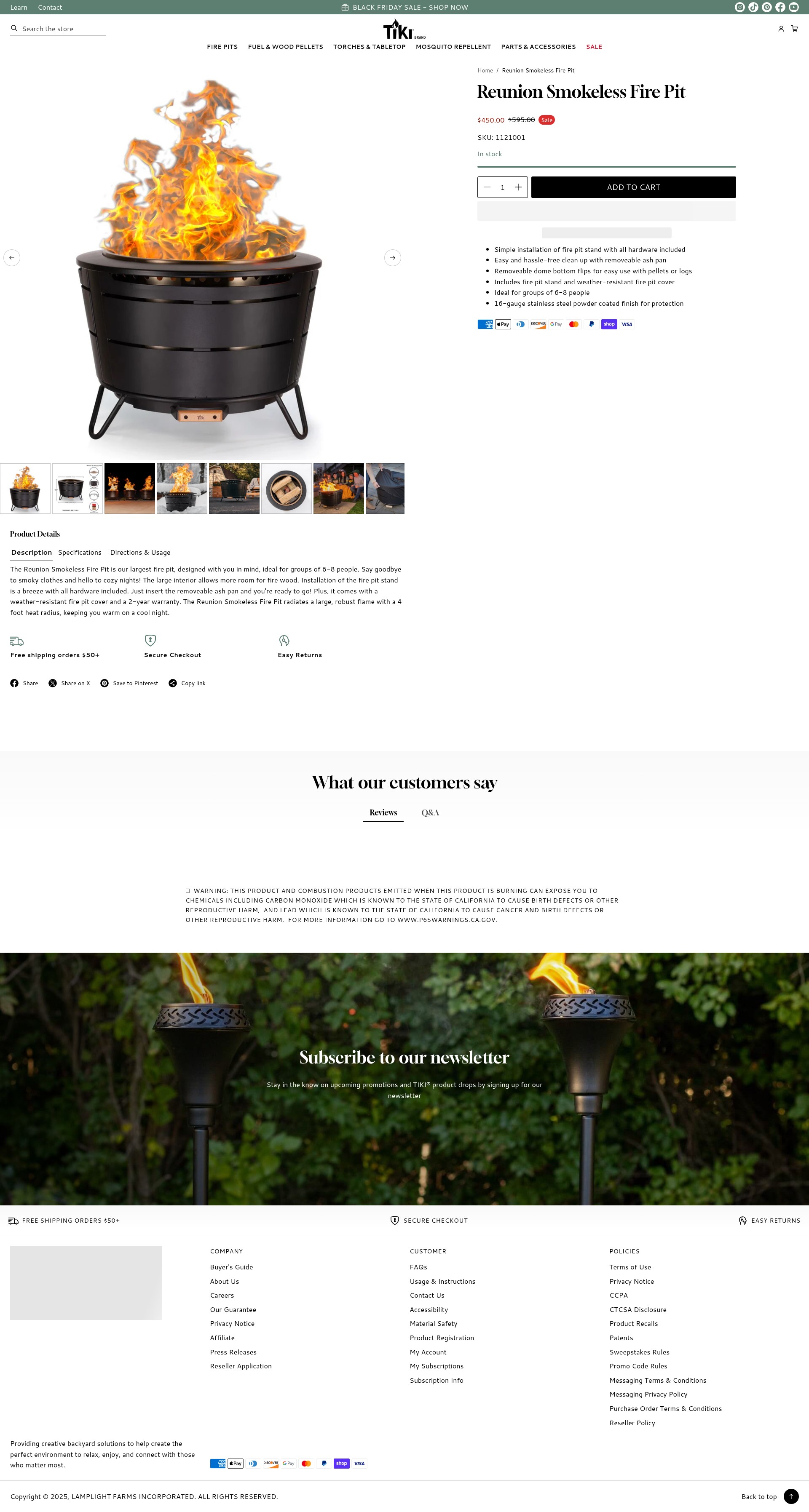 Screenshot of tikibrand.com