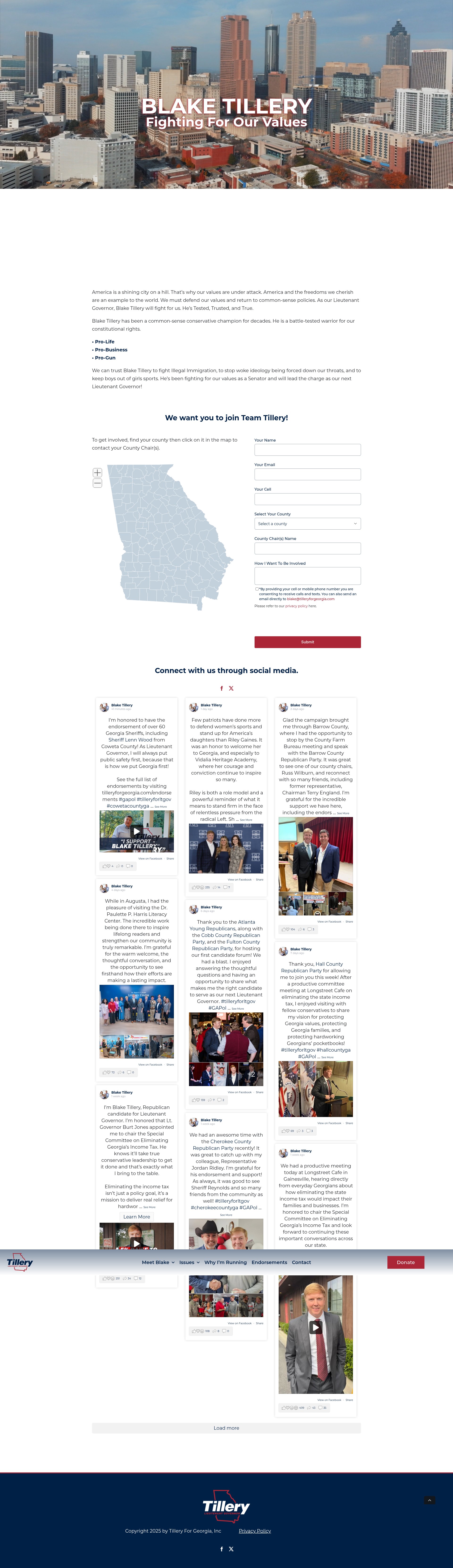 Screenshot of tilleryforgeorgia.com