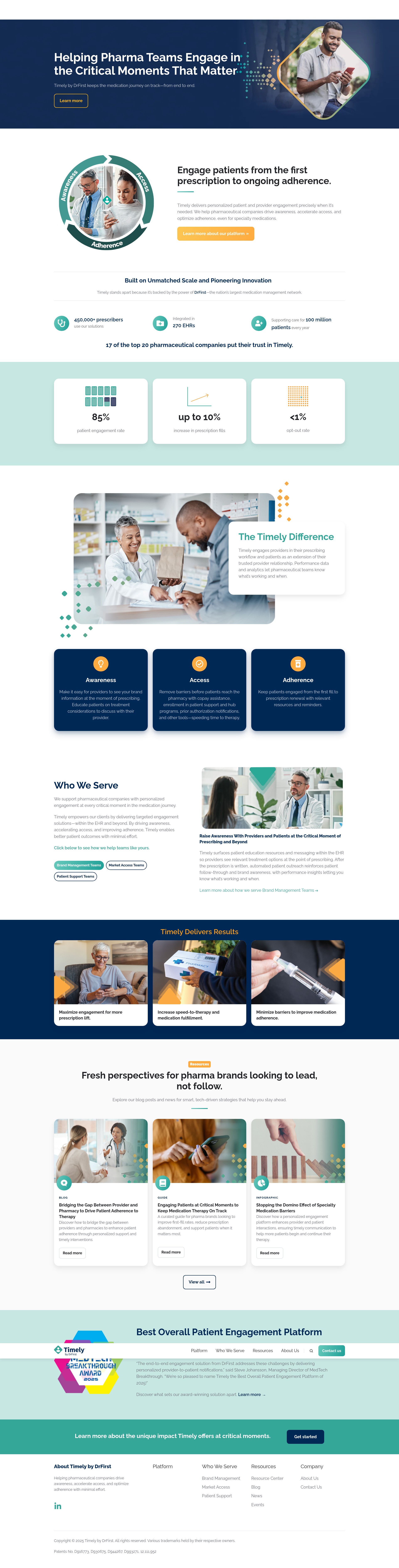 Screenshot of timely-health.com