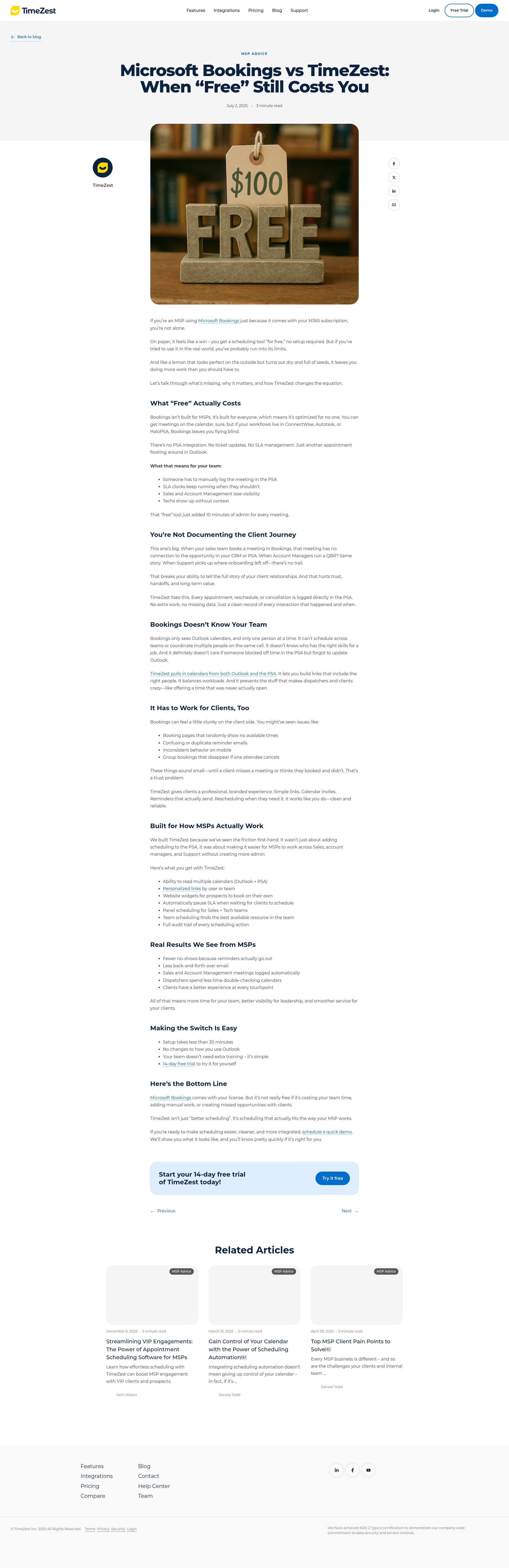 Screenshot of timezest.com