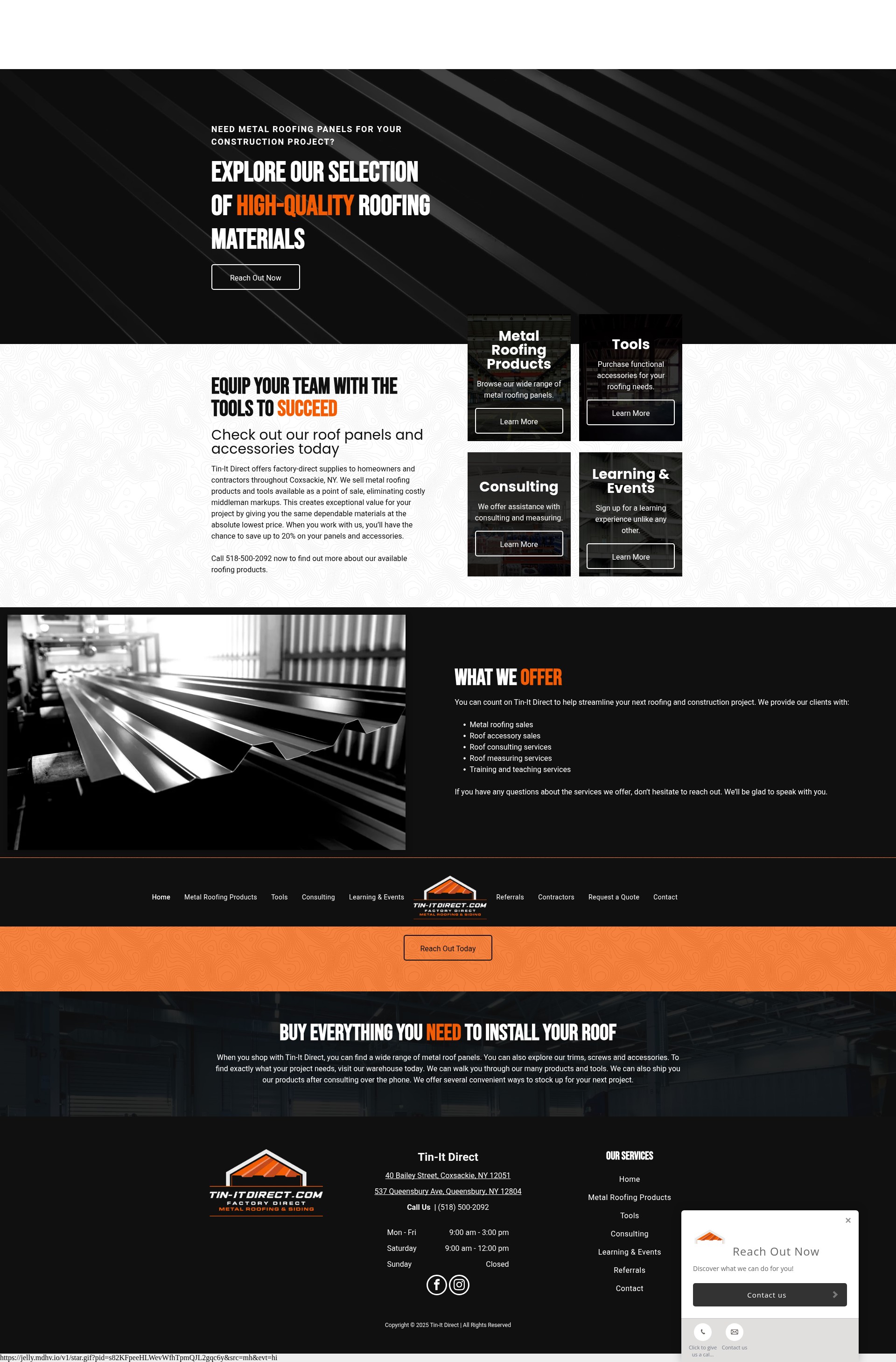 Screenshot of tin-itdirect.com