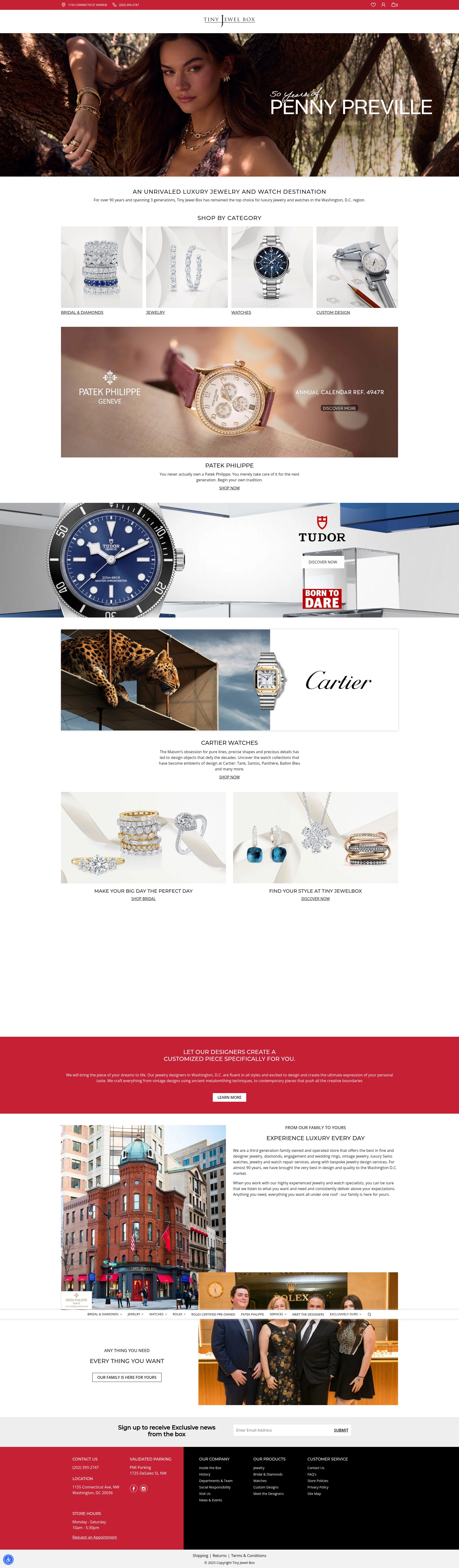 Screenshot of tinyjewelbox.com