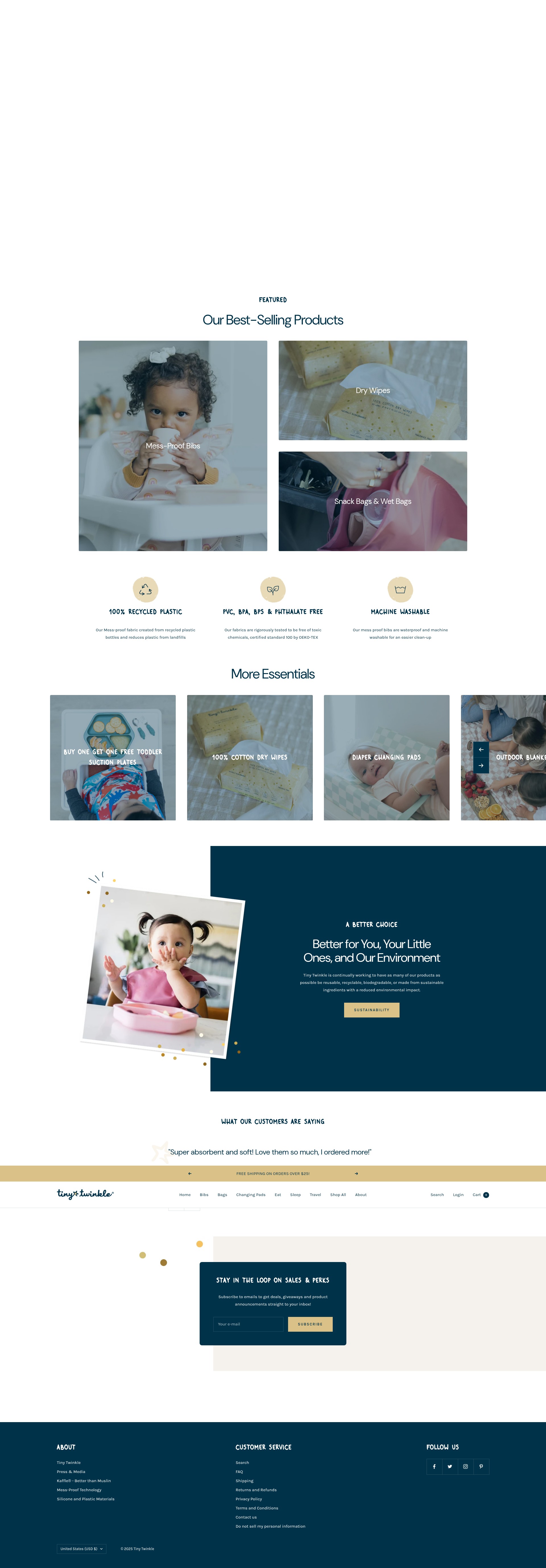 Screenshot of tinytwinkle.com