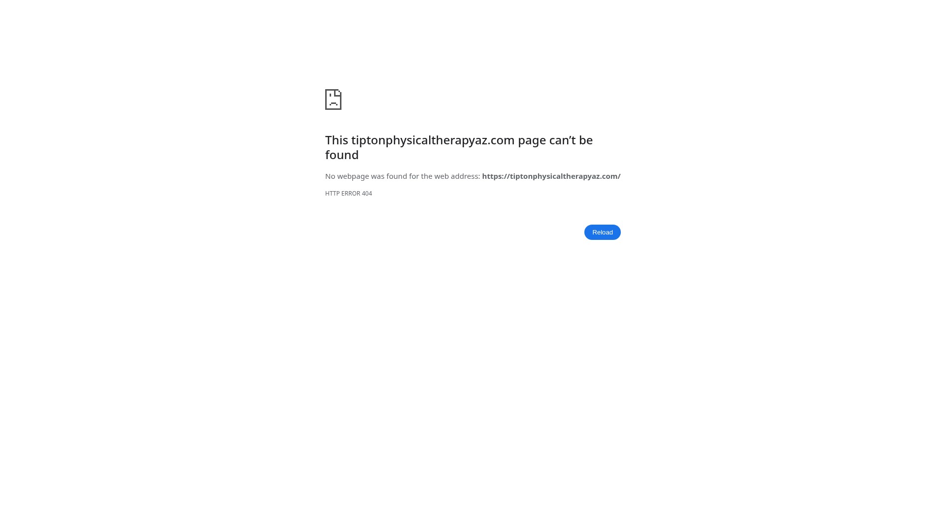 Screenshot of tiptonphysicaltherapyaz.com