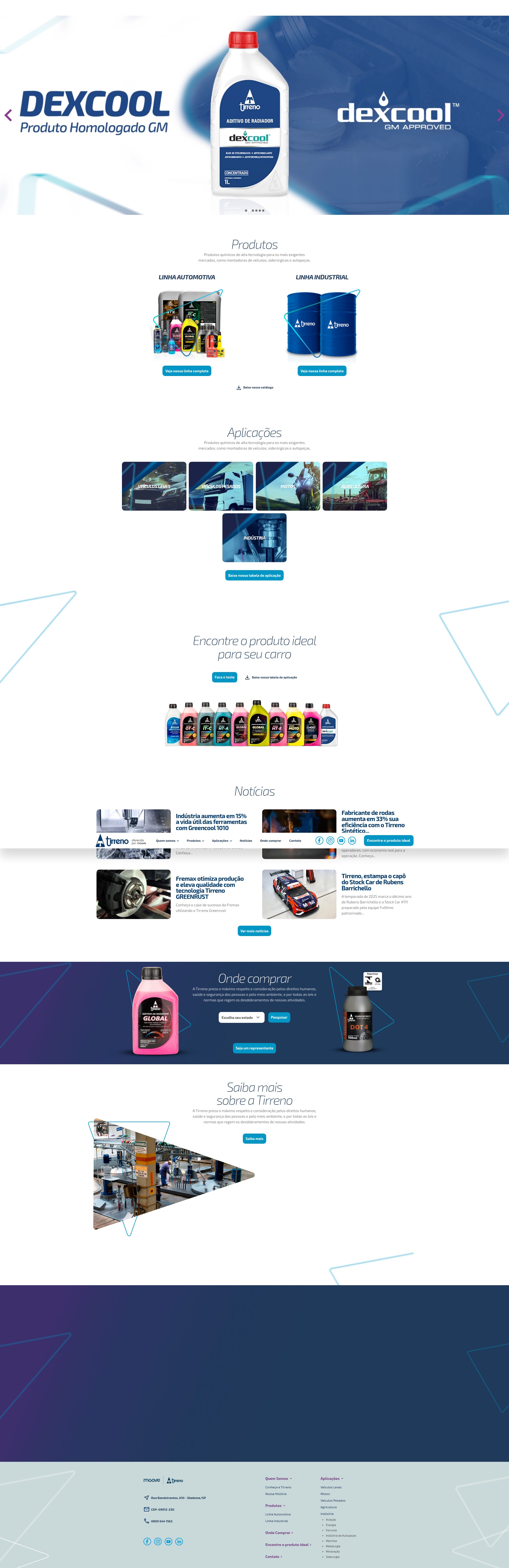 Screenshot of tirreno.com.br