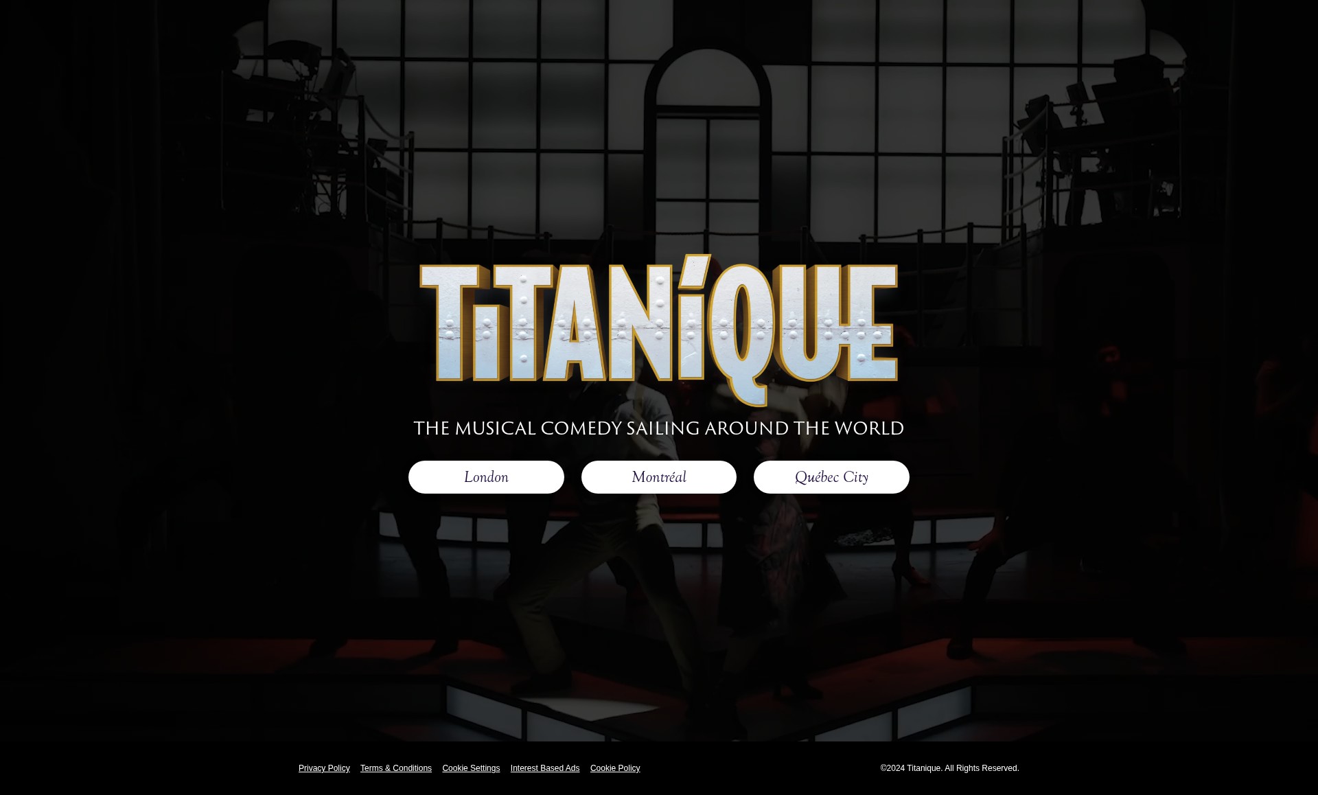 Screenshot of titaniquemusical.com