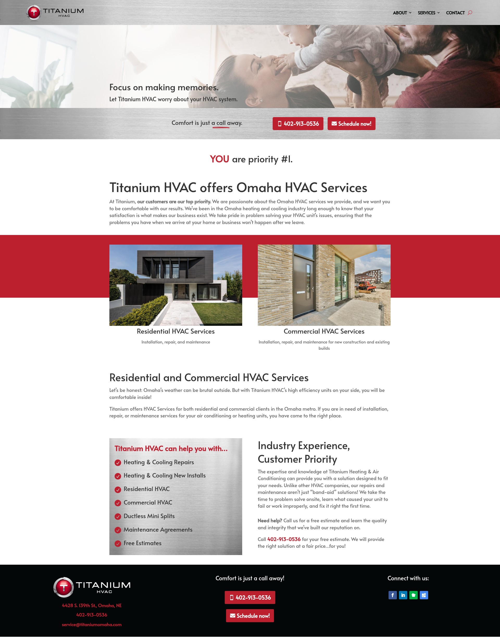Screenshot of titaniumomaha.com