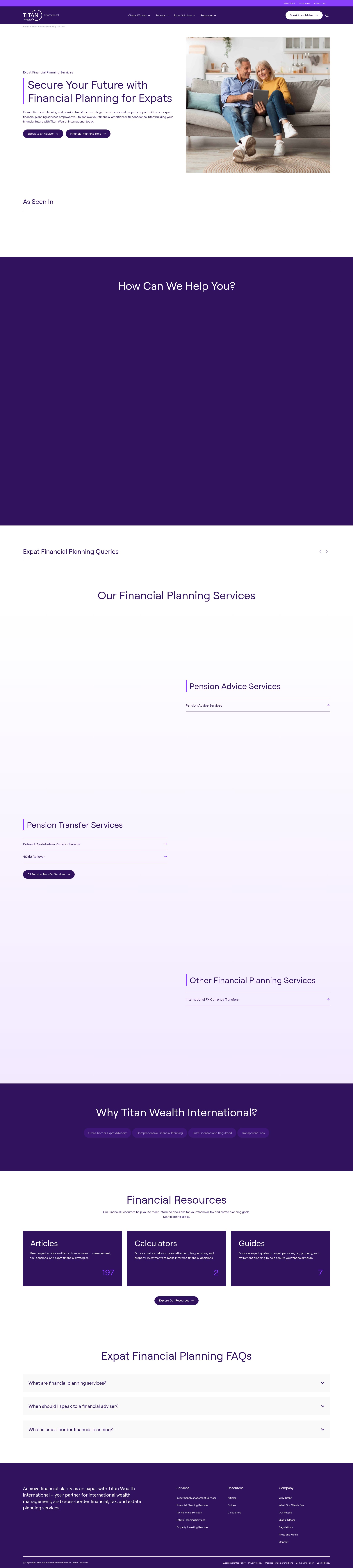Screenshot of titanwealthinternational.com