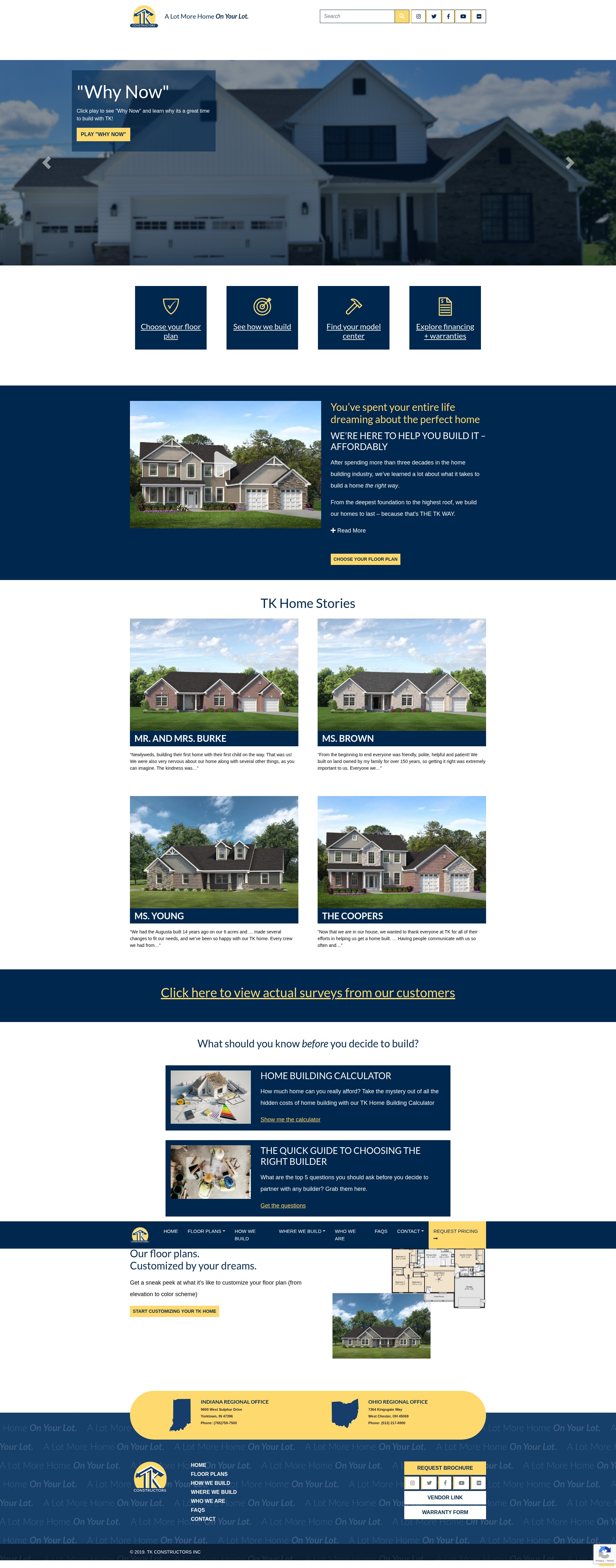Screenshot of tkconstructors.com
