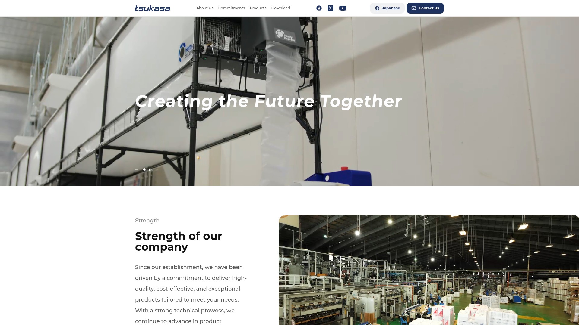 Screenshot of tksc.com