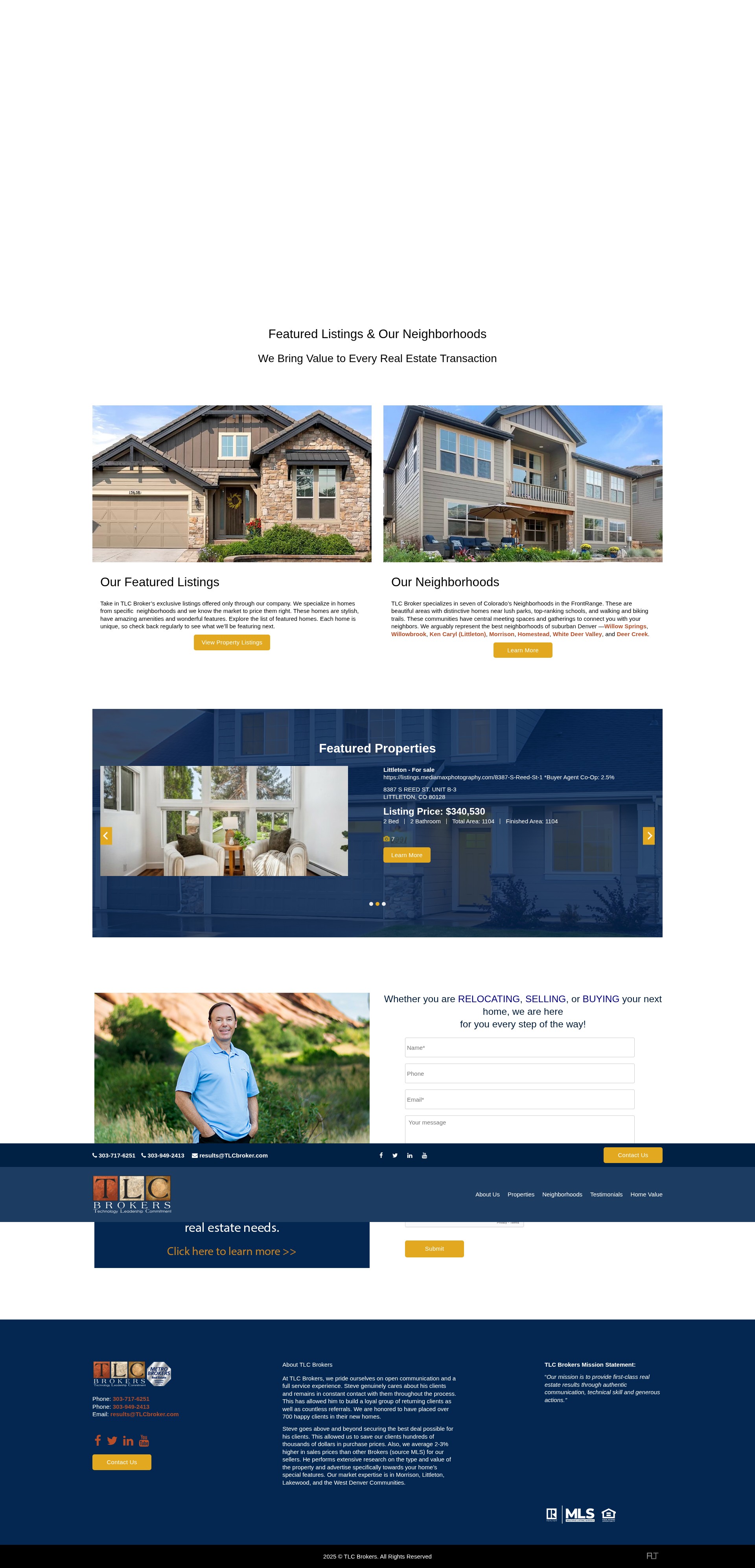Screenshot of tlcbroker.com