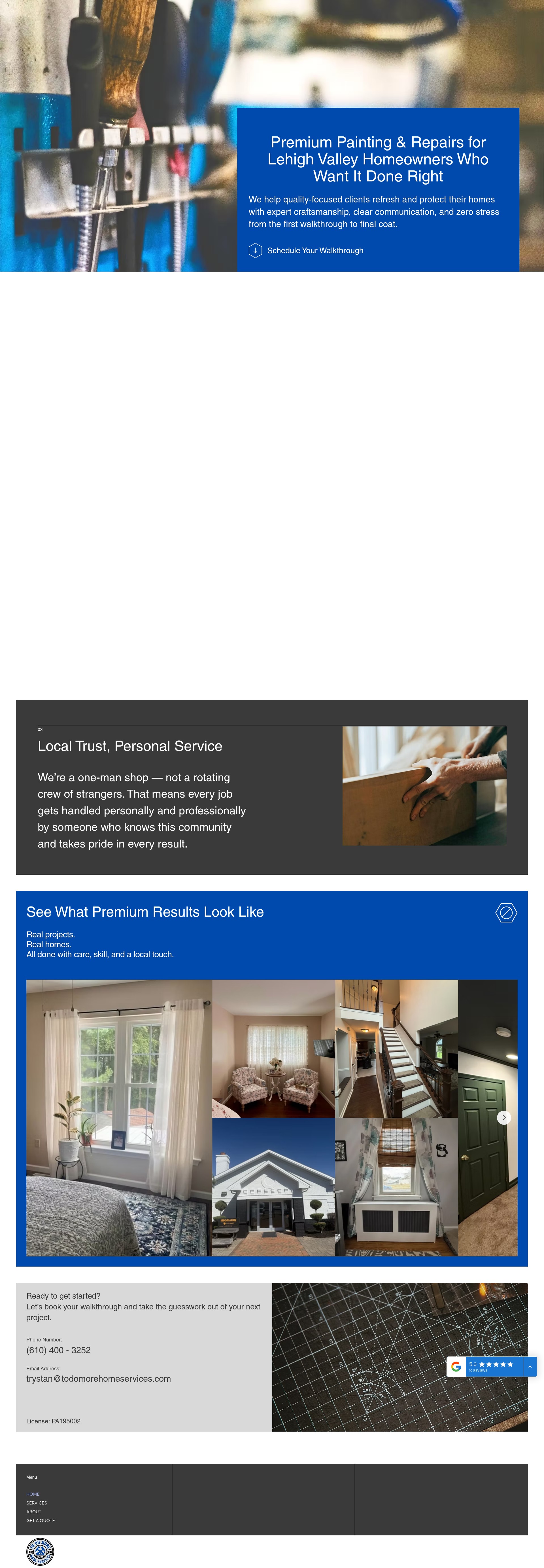 Screenshot of todomorehomeservices.com