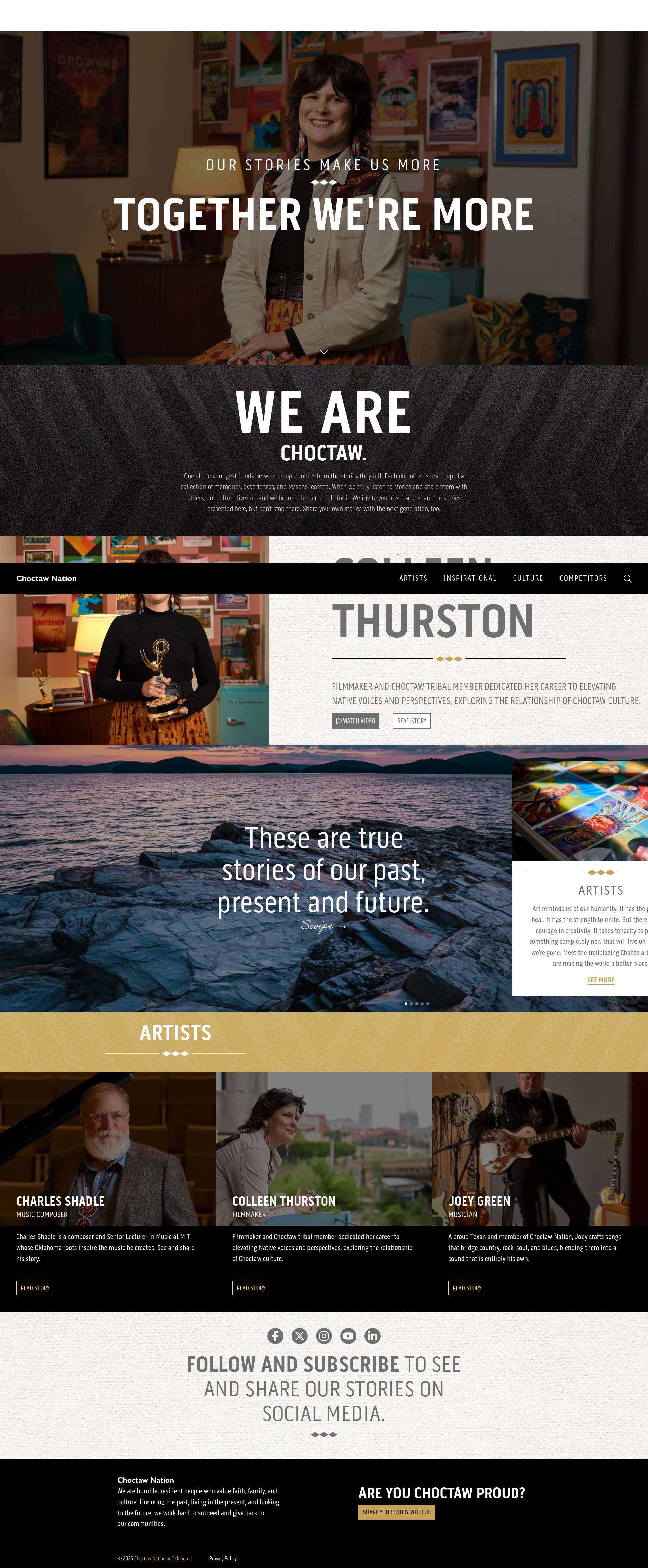 Screenshot of togetherweremore.com