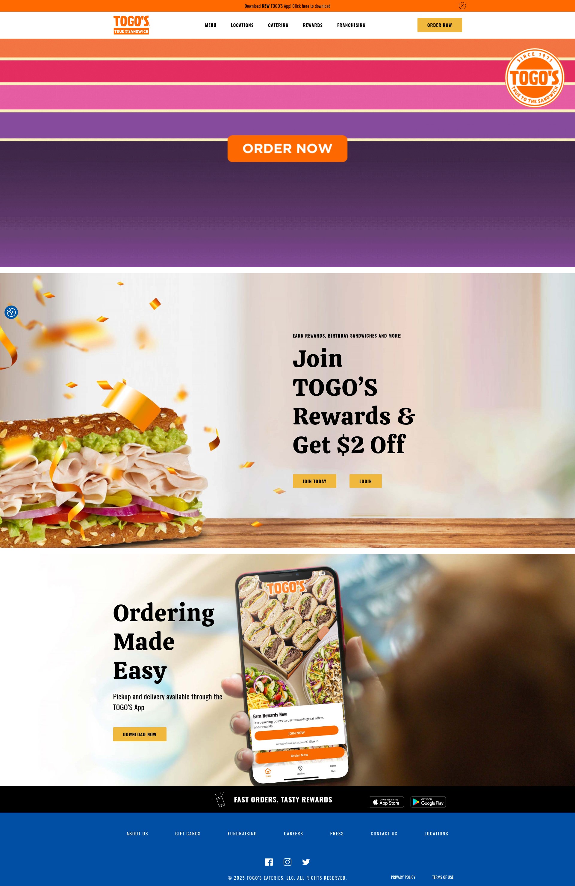 Screenshot of togos.com