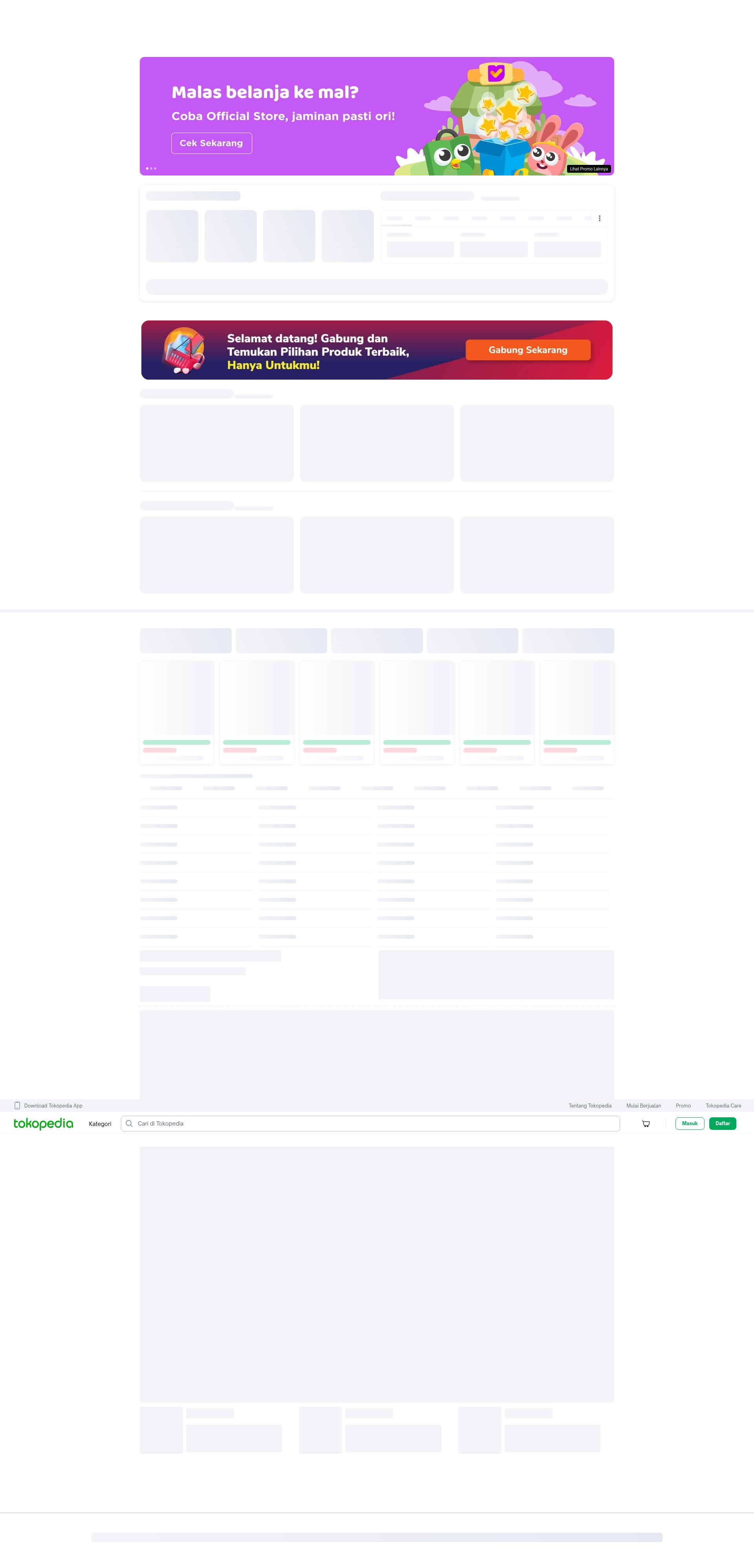 Screenshot of tokopedia.com