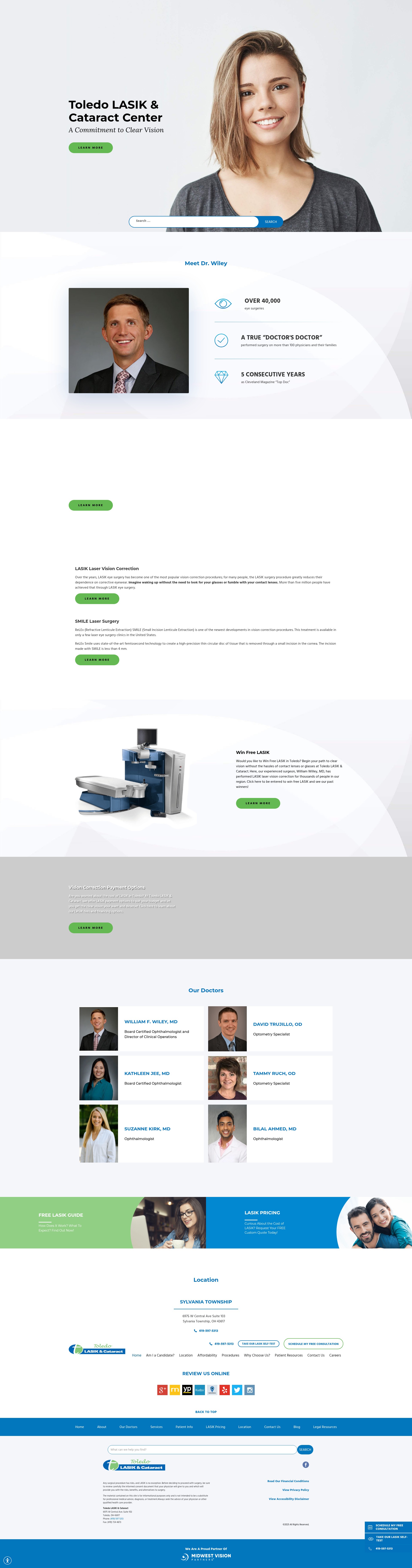 Screenshot of toledo-lasik.com