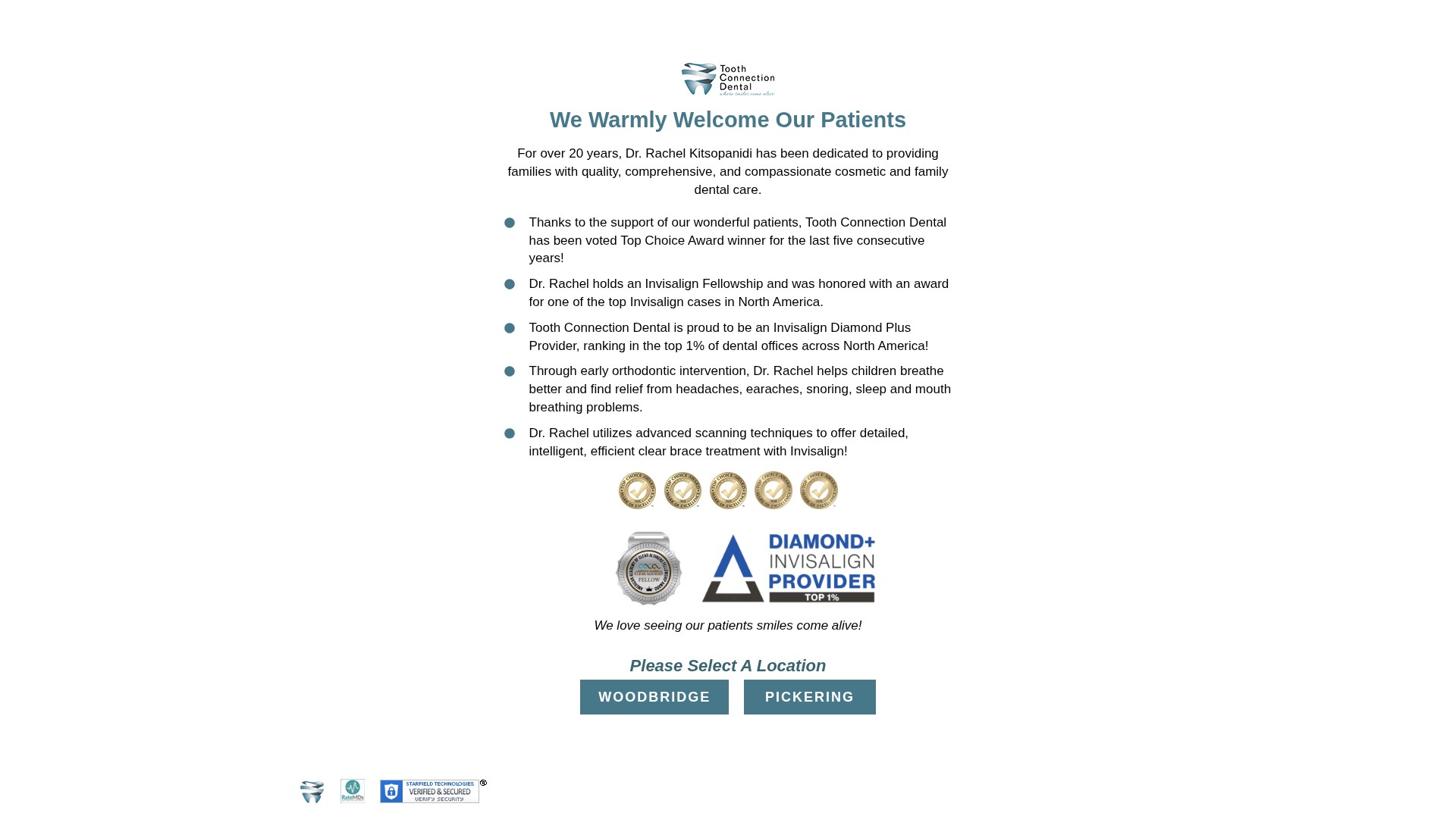 Screenshot of toothconnectiondental.com
