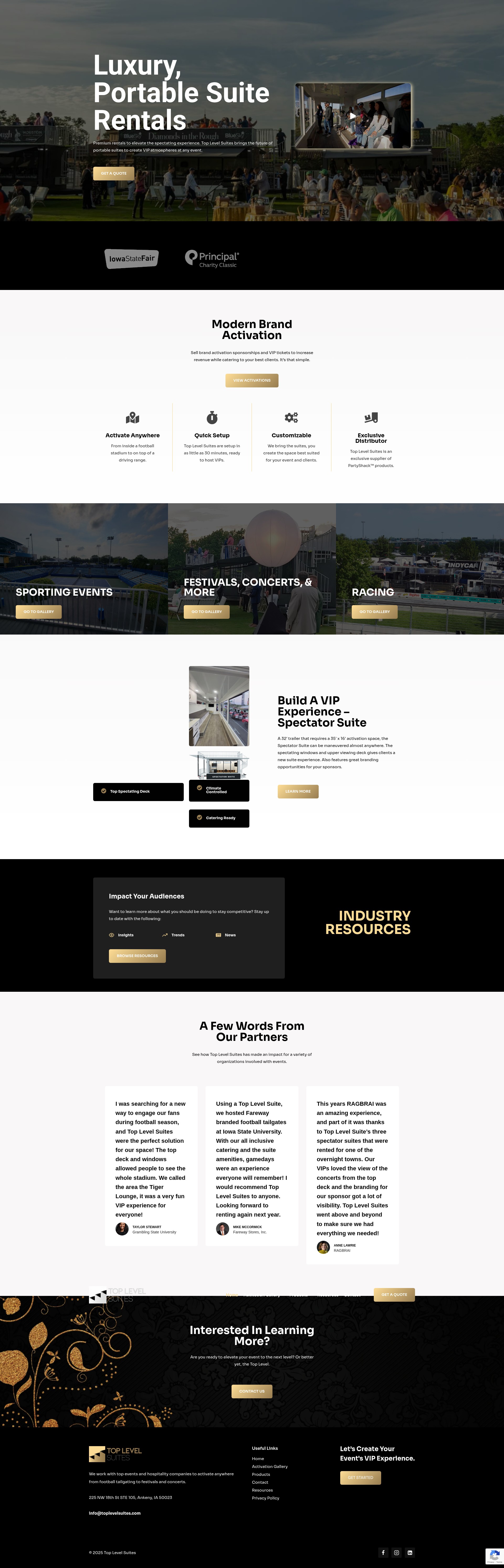 Screenshot of toplevelsuites.com