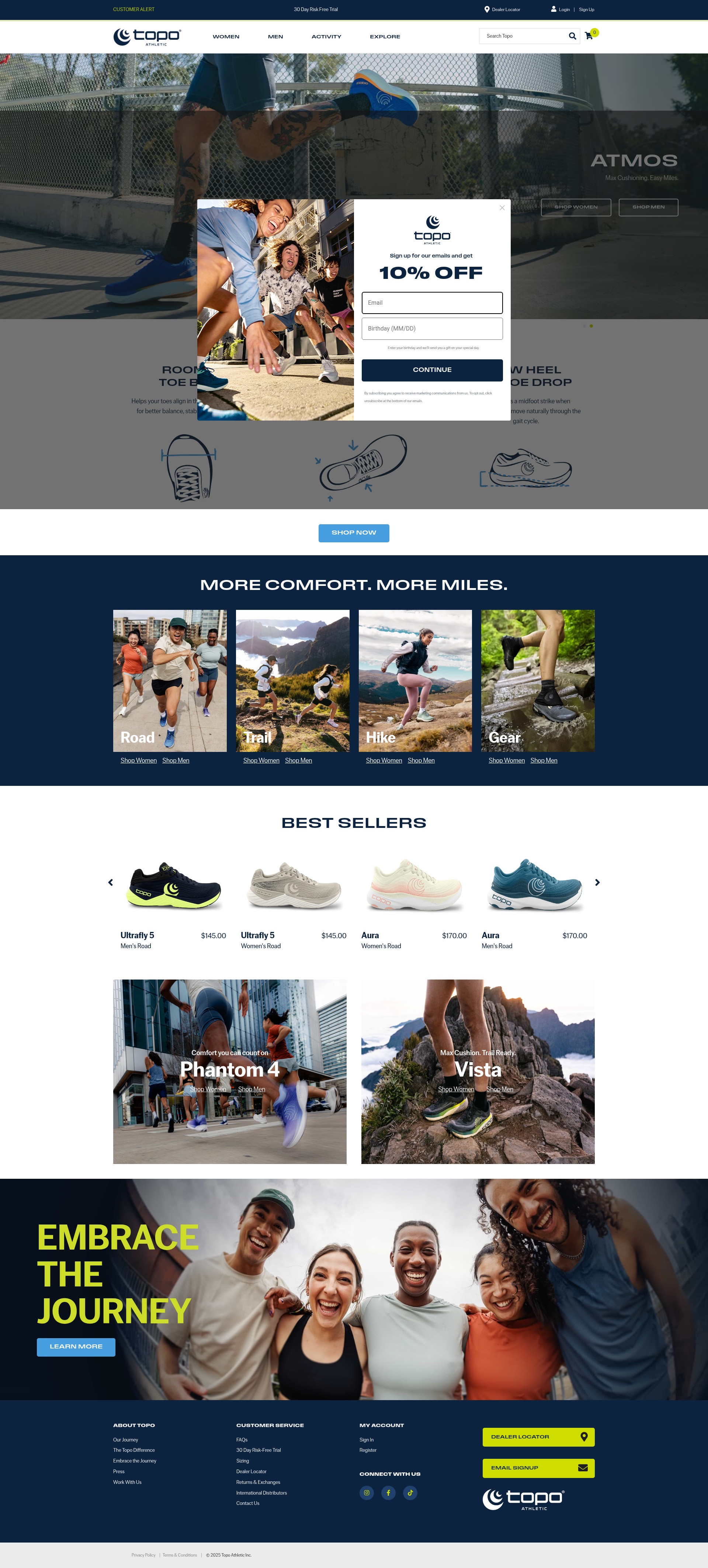 Screenshot of topoathletic.com