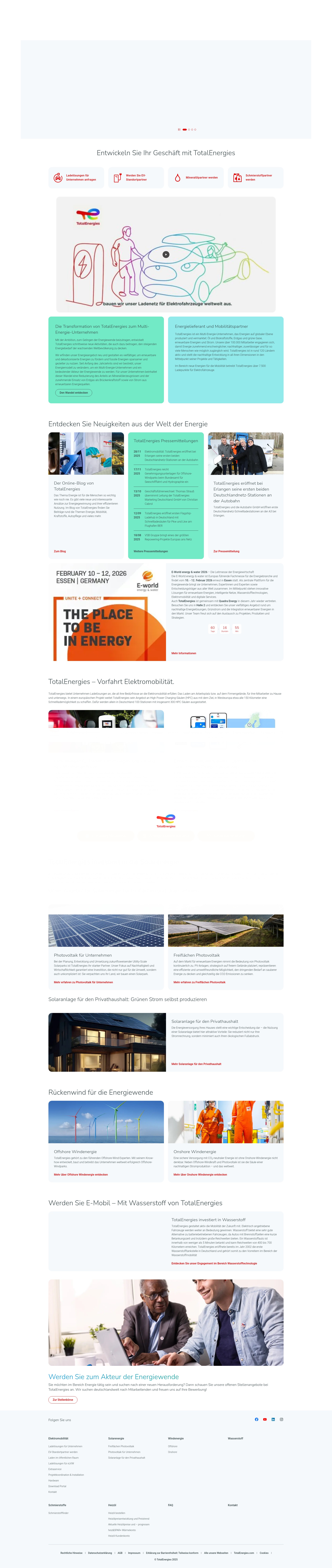 Screenshot of totalenergies.de
