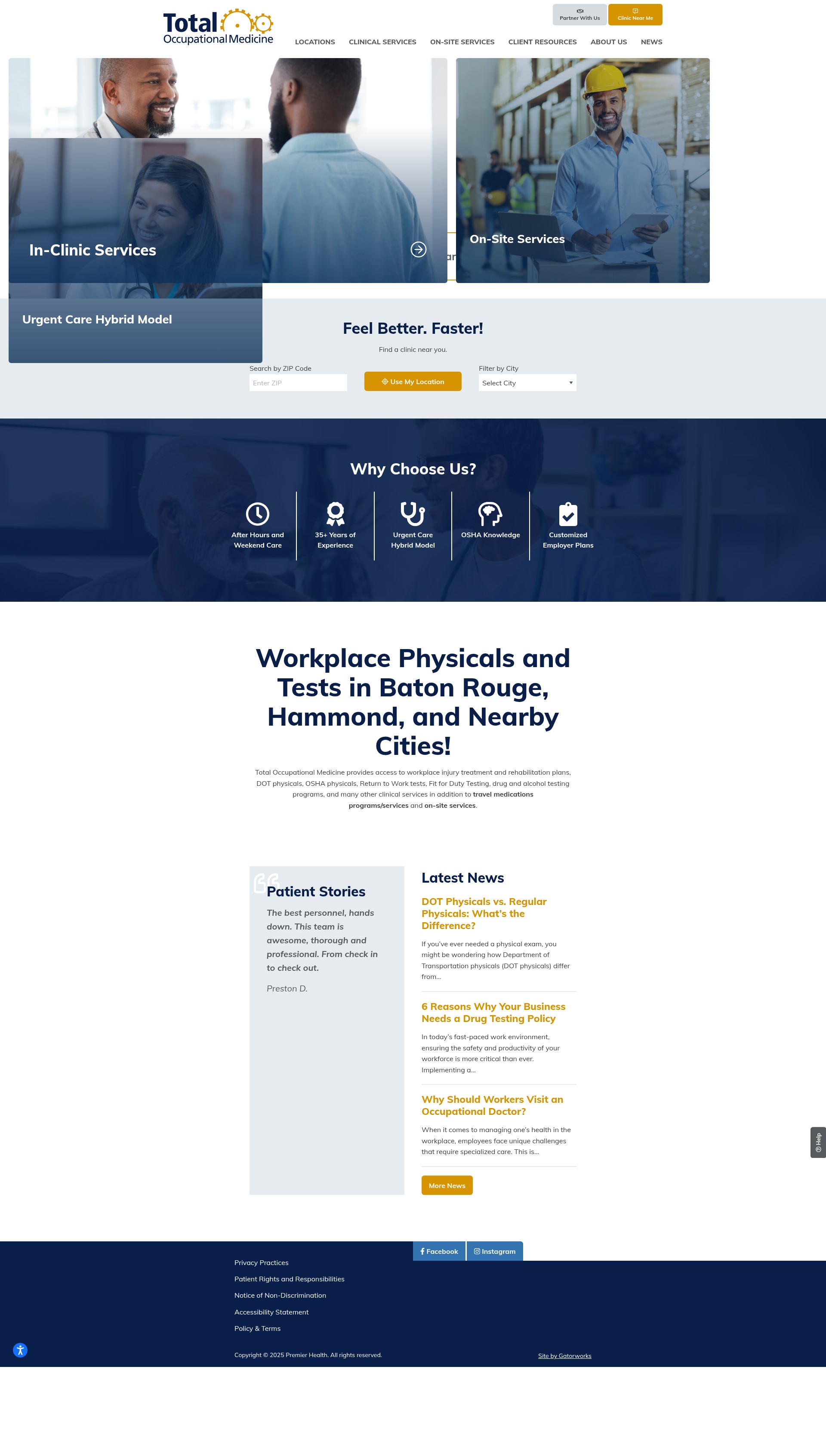 Screenshot of totaloccmed.com