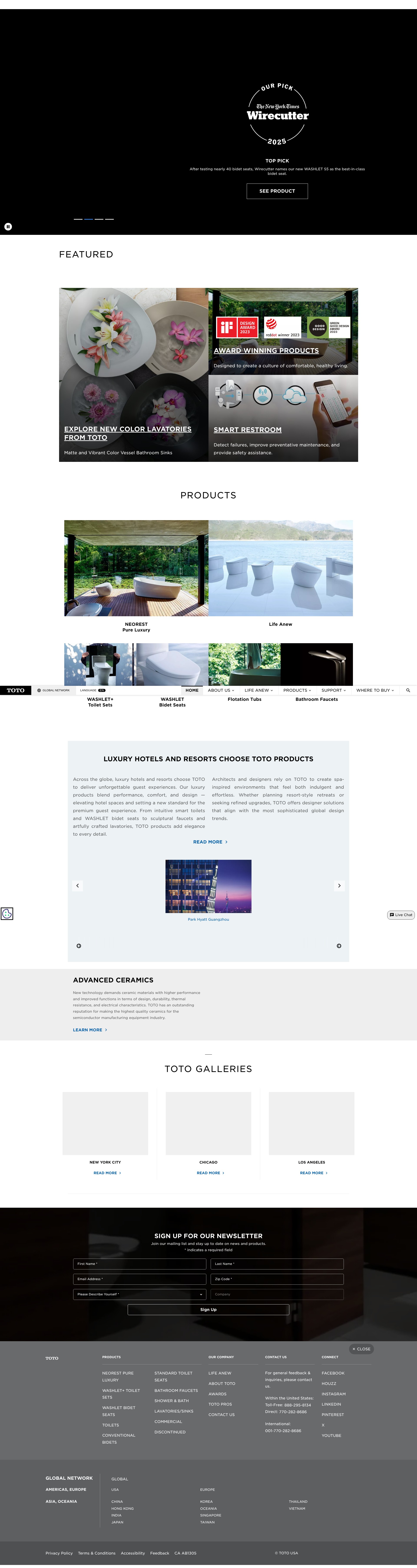 Screenshot of totousa.com