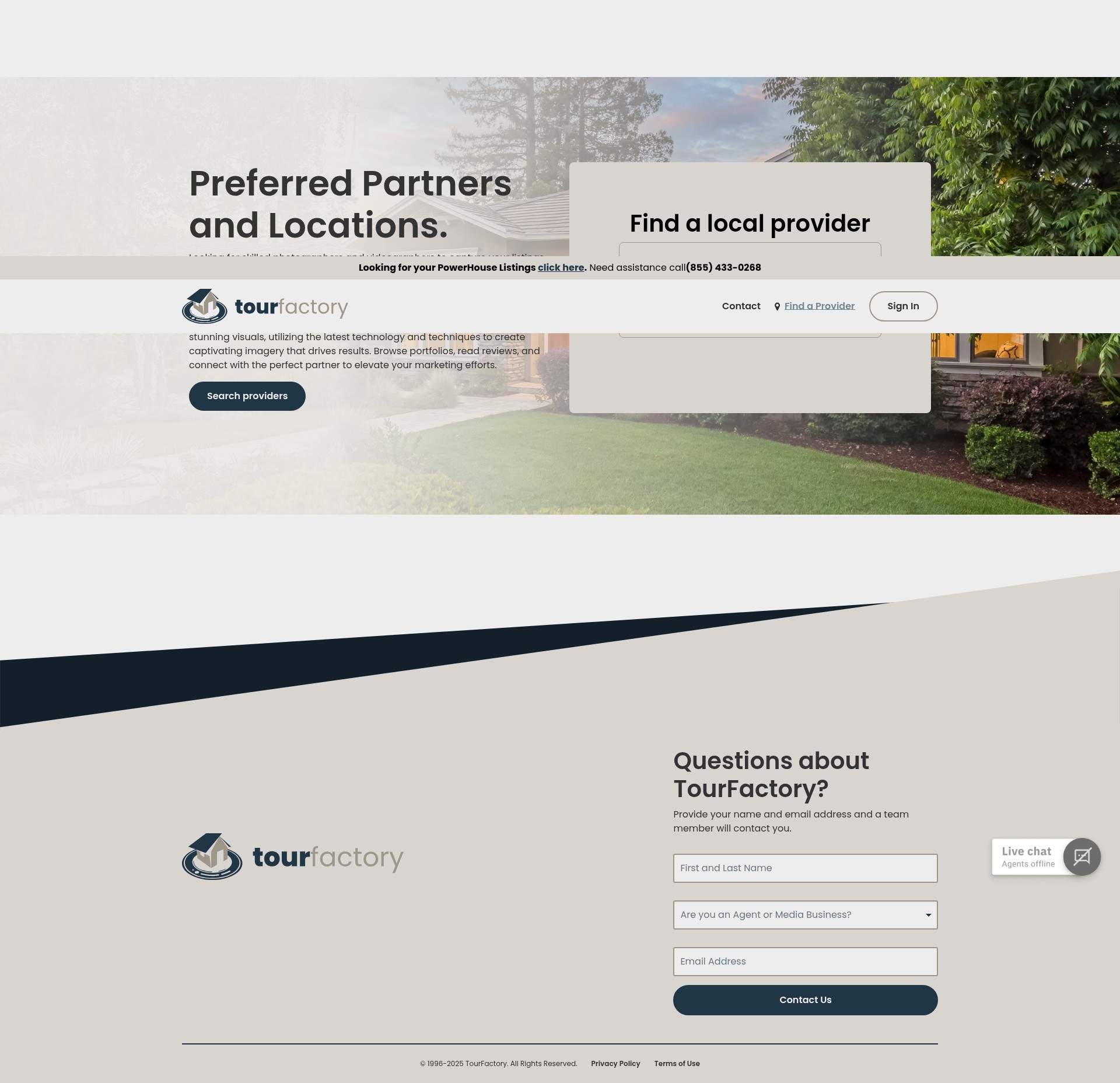 Screenshot of tourfactory.com