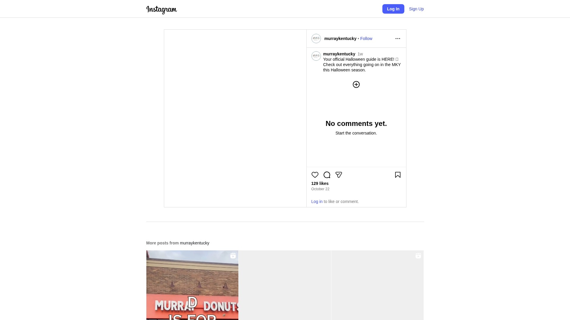 Screenshot of tourmurray.com