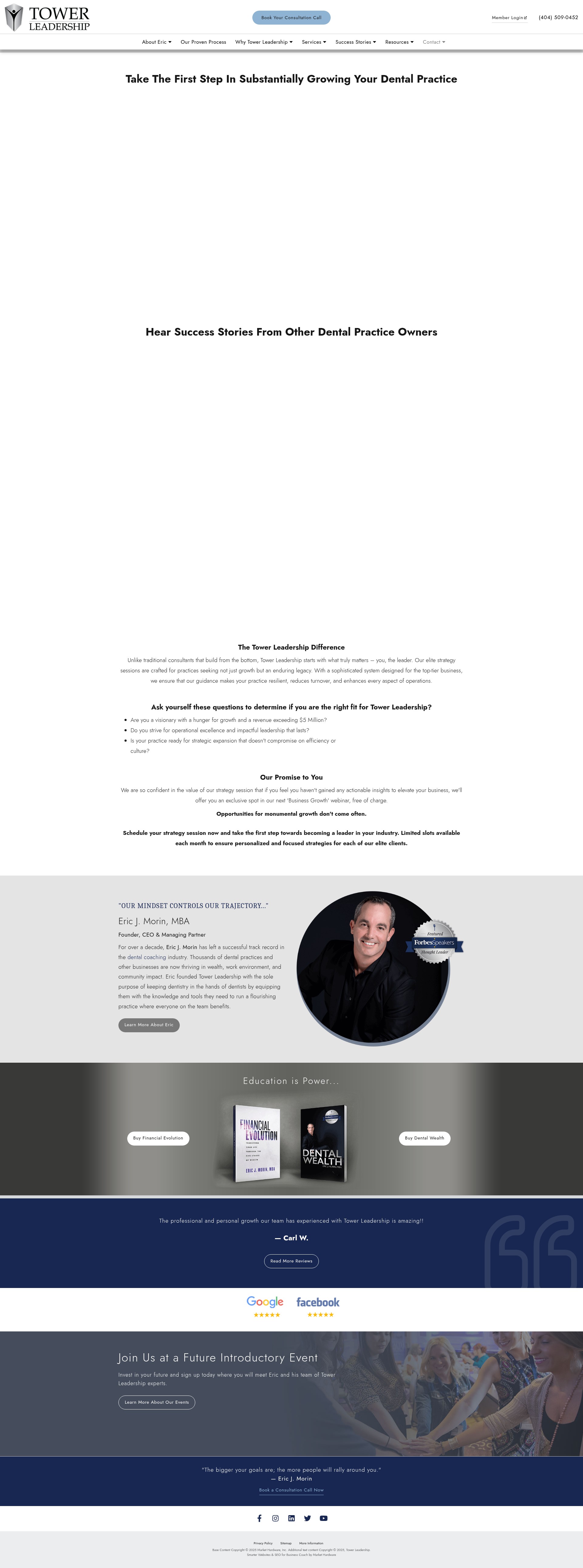 Screenshot of towerleadership.com