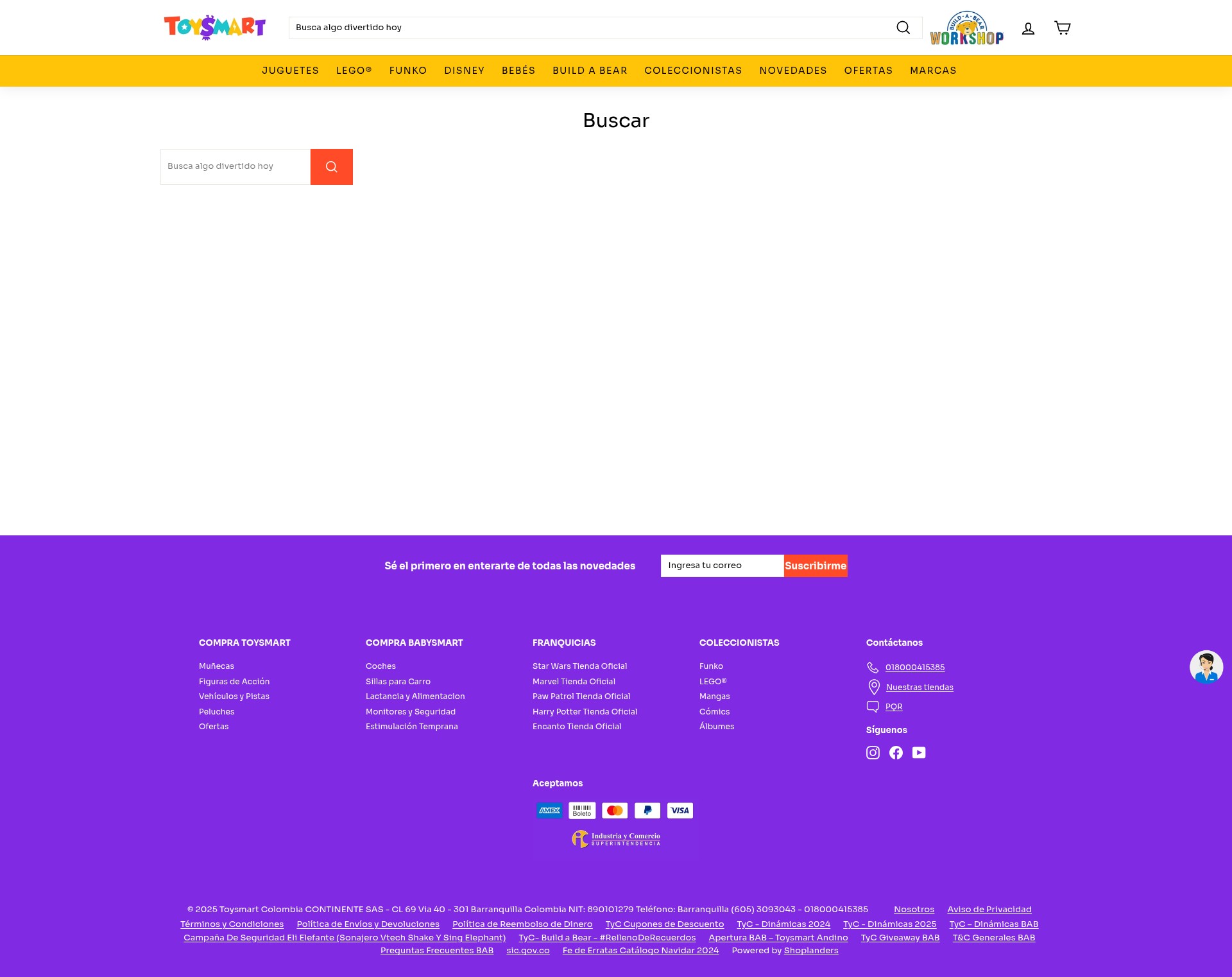 Screenshot of toysmart.co