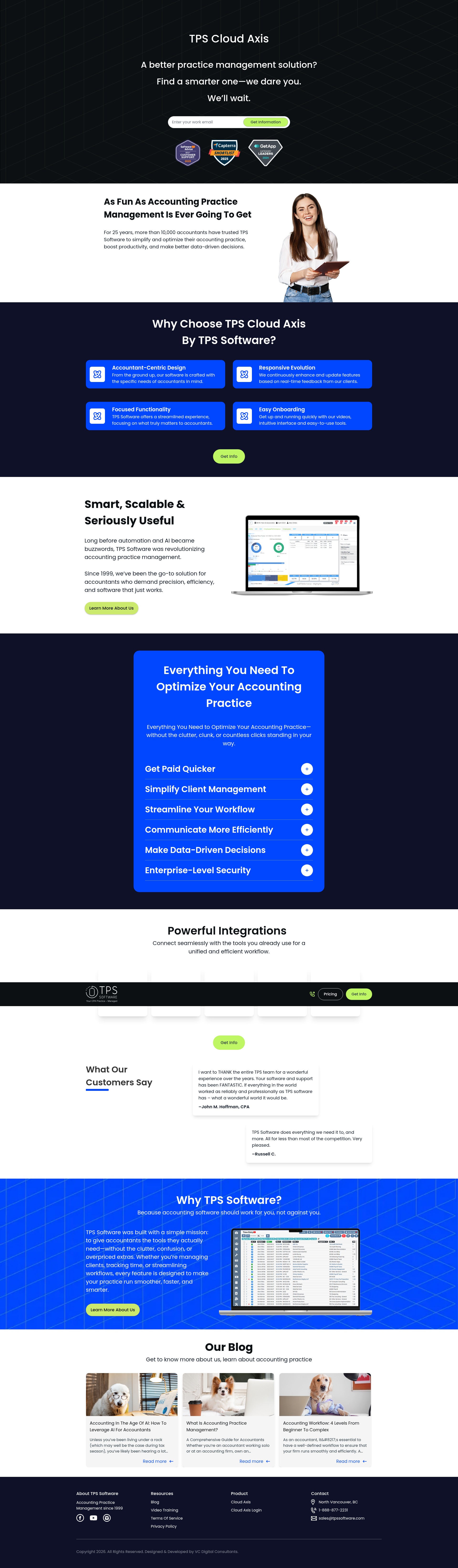 Screenshot of tpssoftware.com