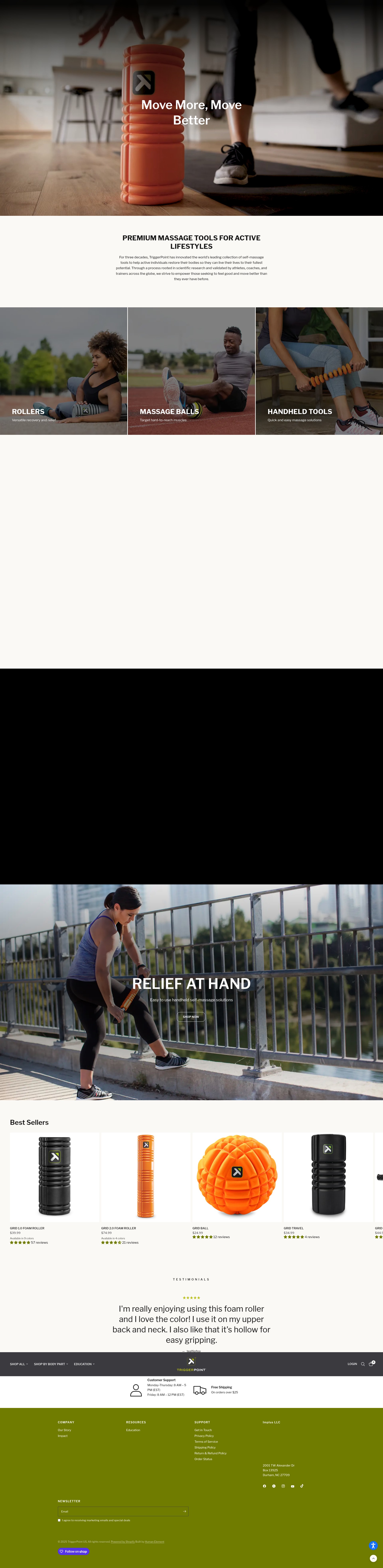 Screenshot of tptherapy.com