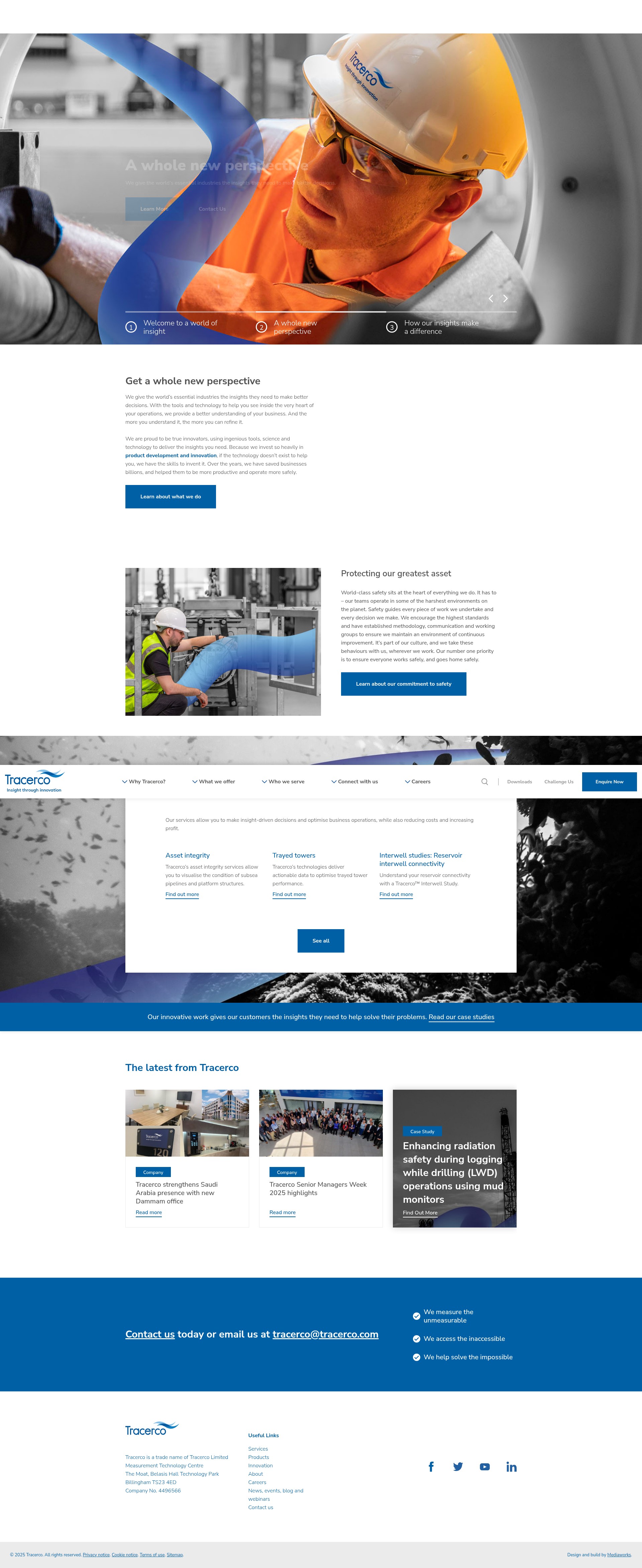 Screenshot of tracerco.com